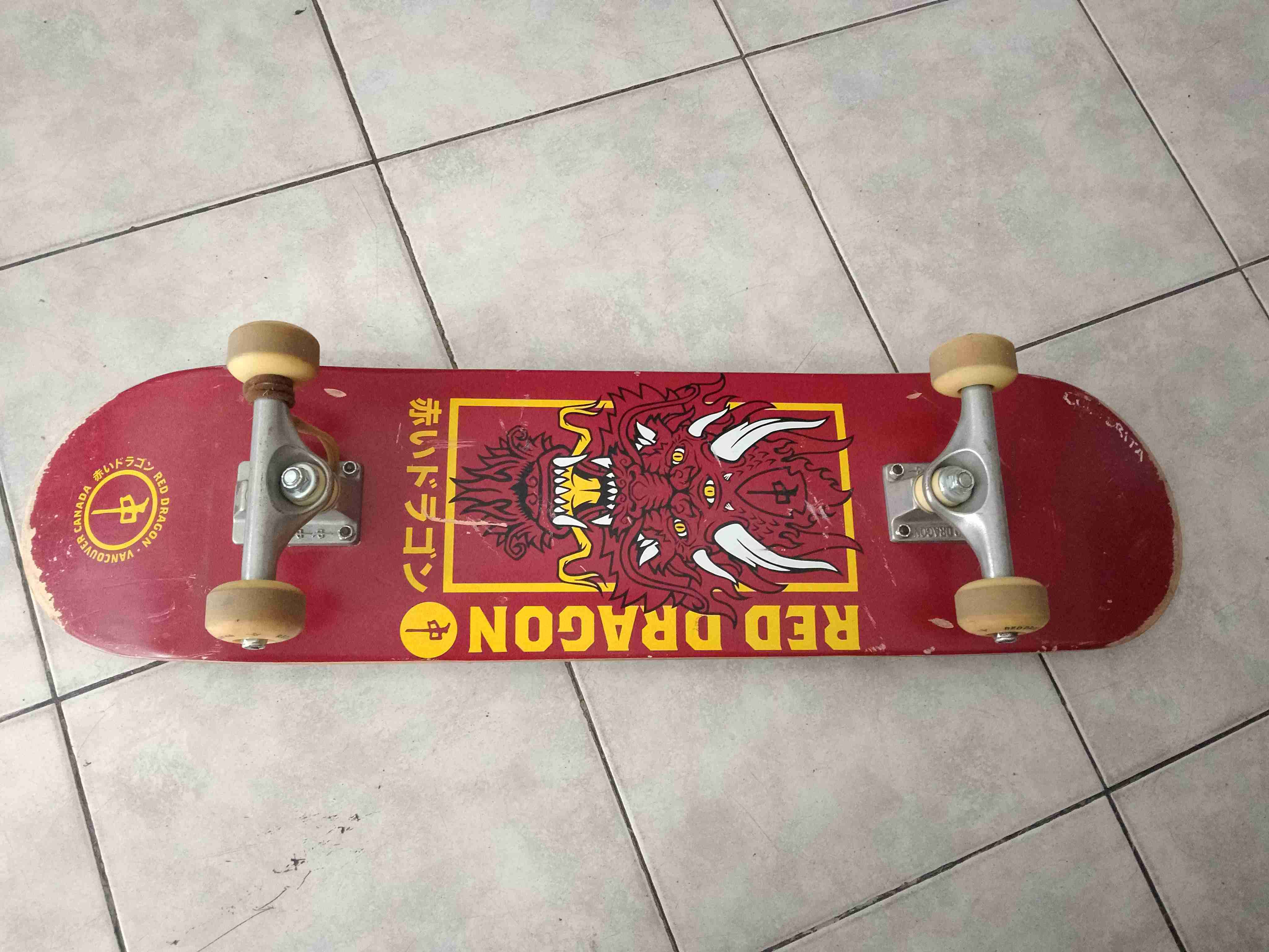 Skateboard Red Dragon rojo - miniatura 1