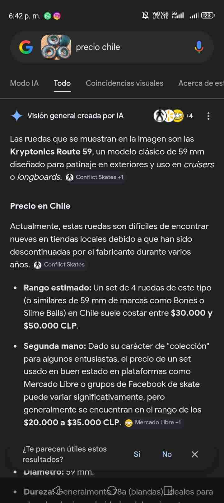 Ruedas Kryptonics Route 59 - miniatura 2