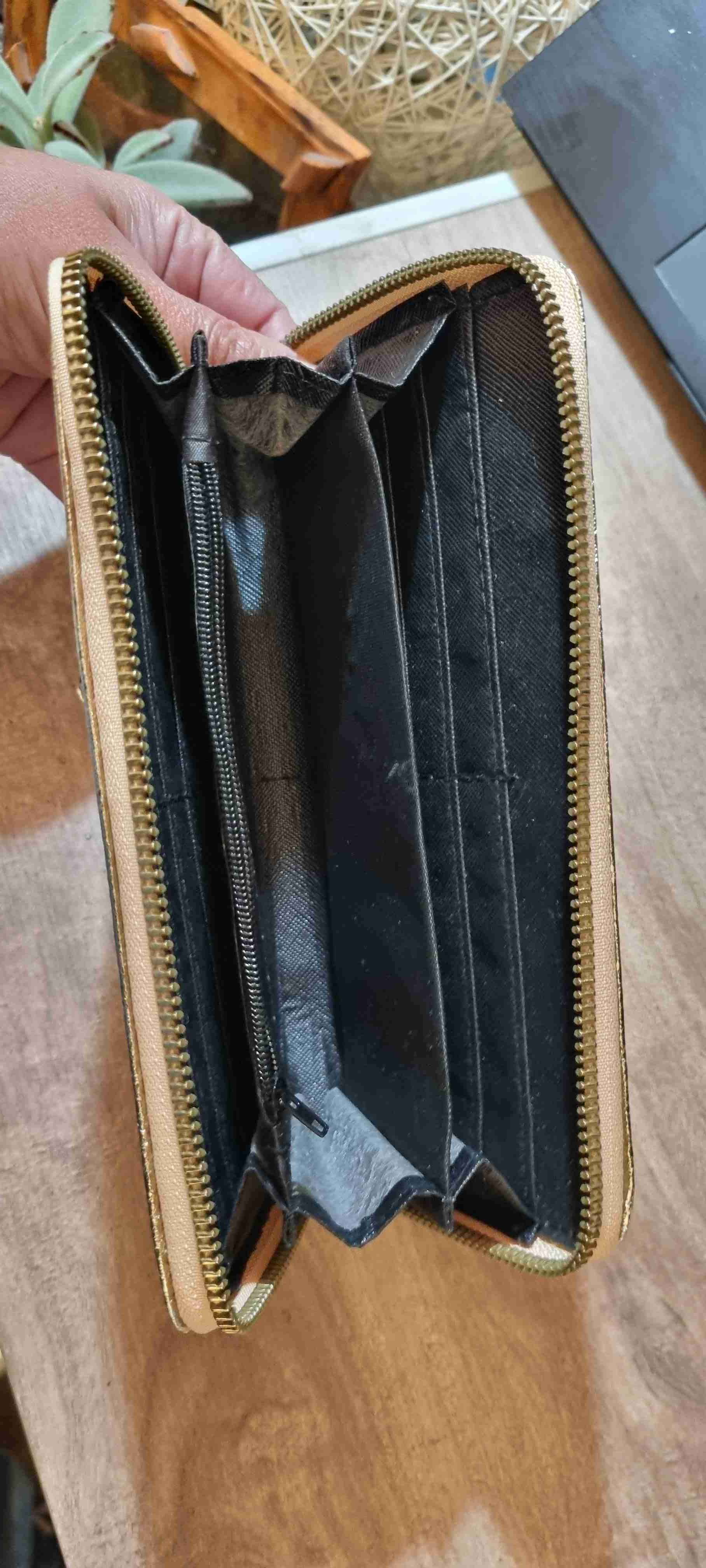 Billetera dorada con cierre - miniatura 4