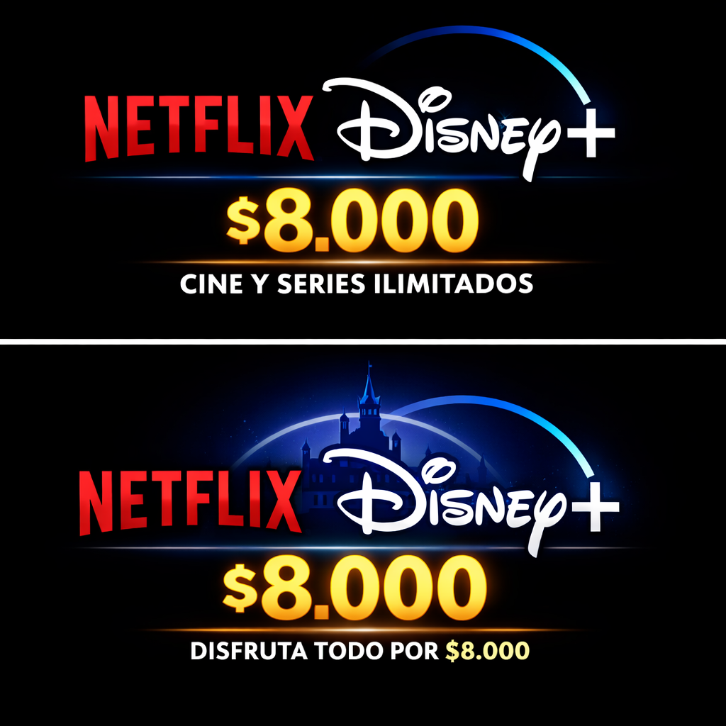 Suscripción Netflix y Disney Plus - miniatura 1