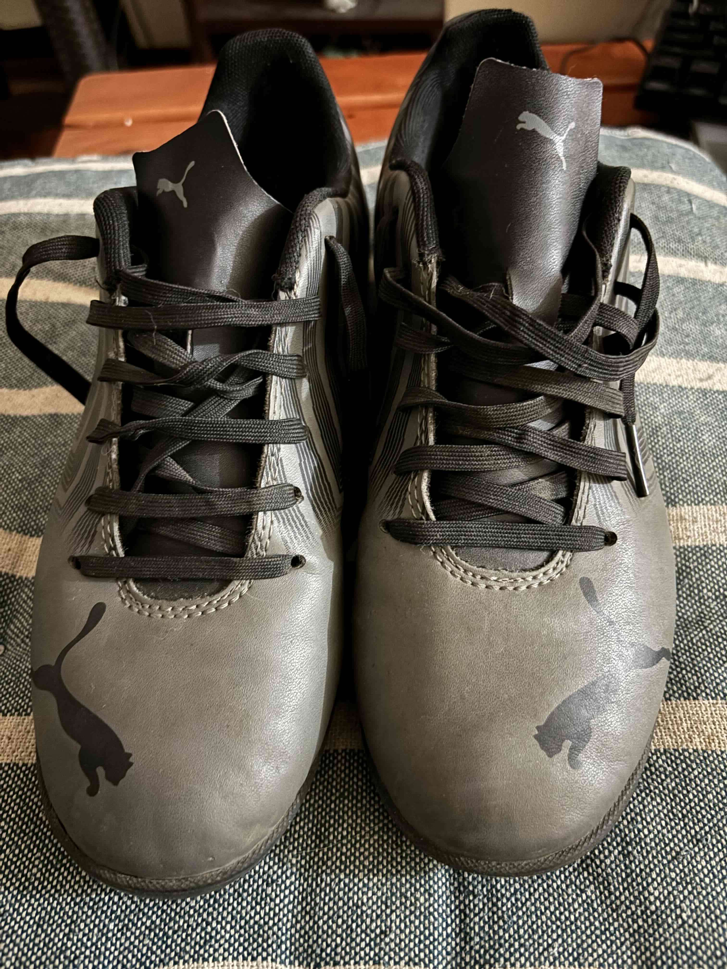 Zapatillas deportiva grises Puma - miniatura 2