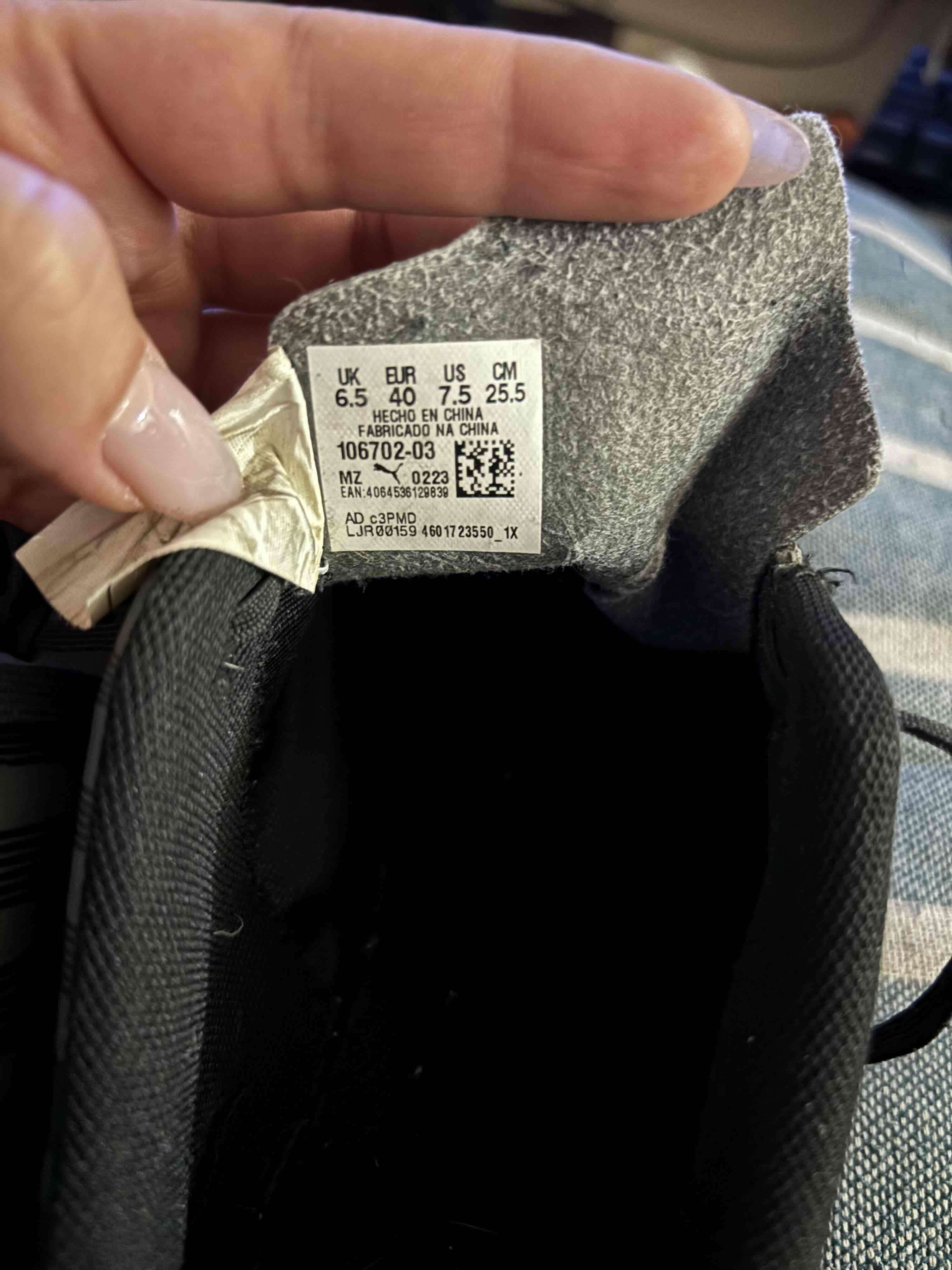 Zapatillas deportiva grises Puma - miniatura 3