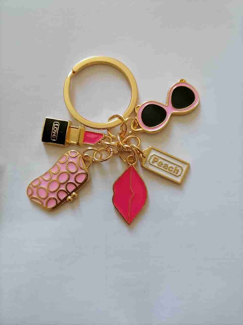 Llavero con dijes coloridos - miniatura 1