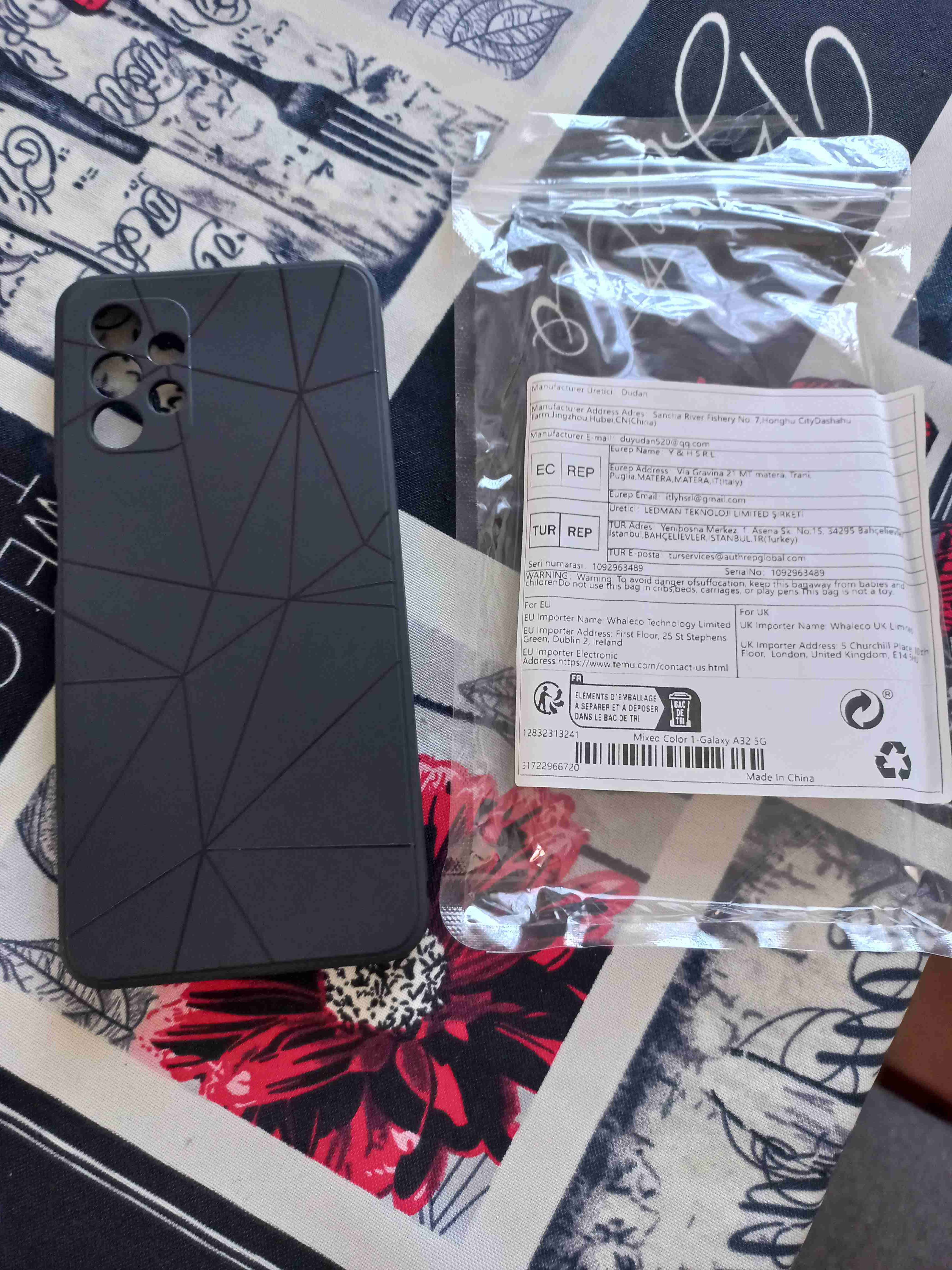 Funda negra para Galaxy A32 5G - miniatura 1