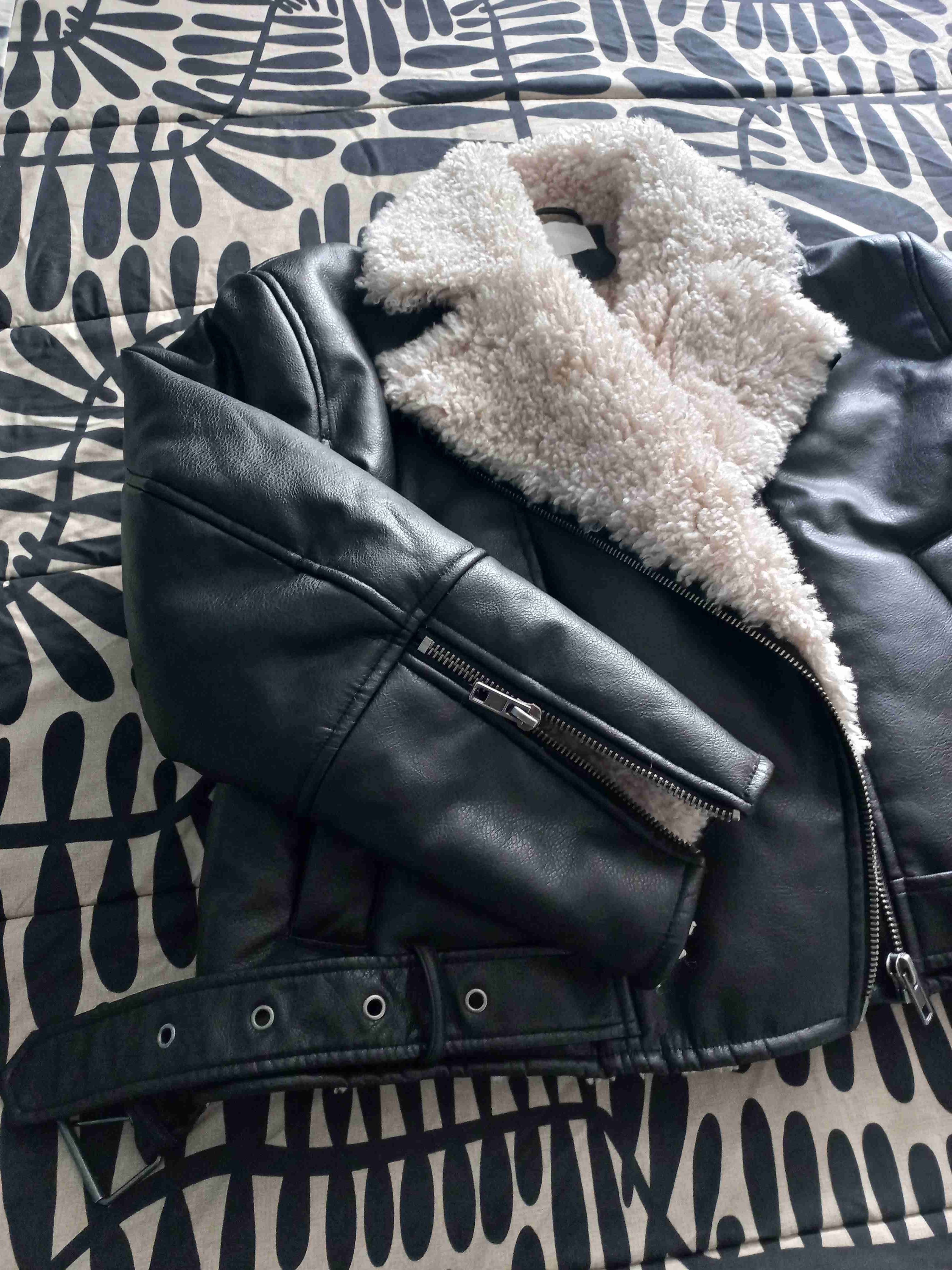 Chaqueta H&M negra de lana - miniatura 2