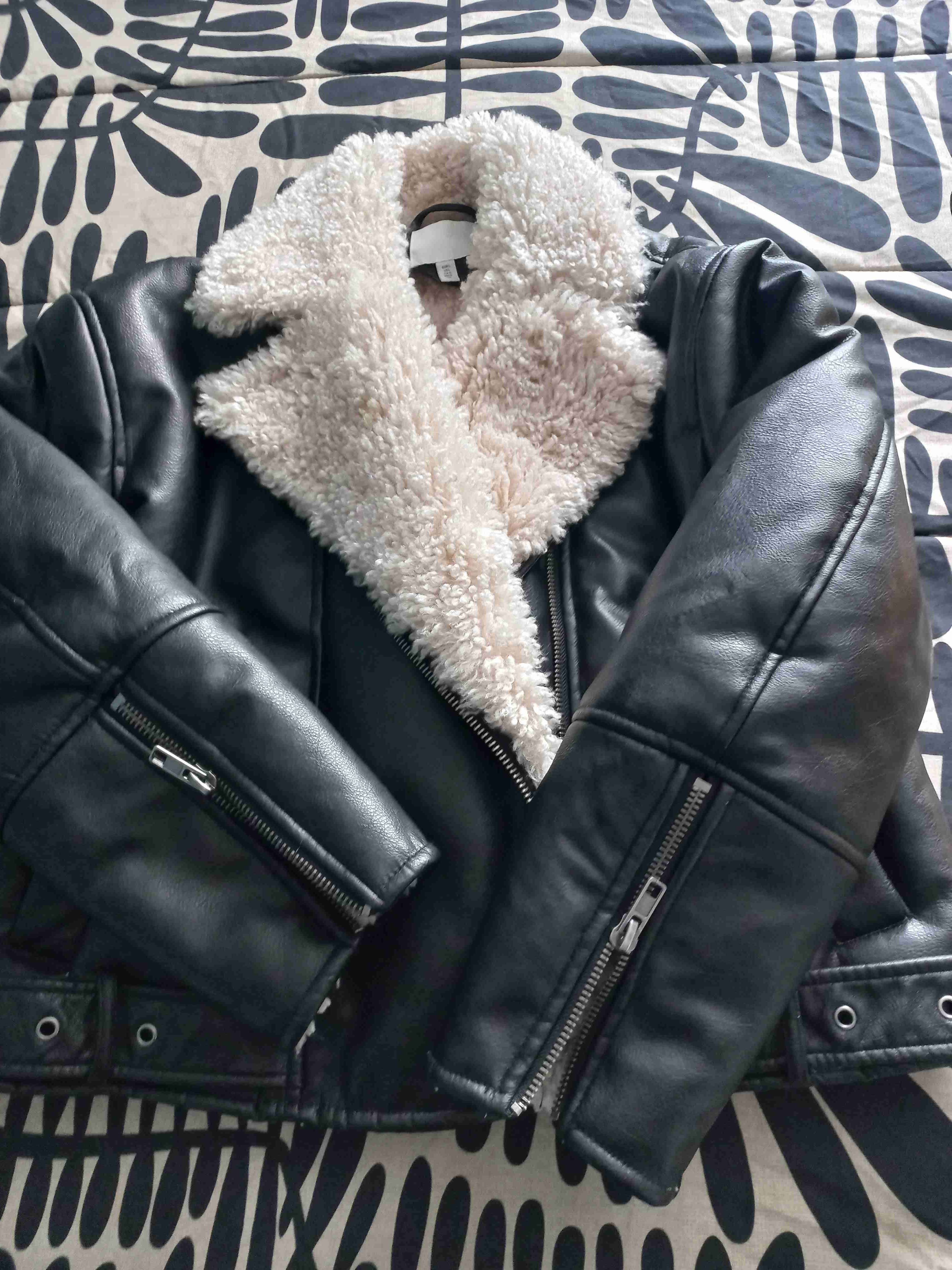 Chaqueta H&M negra de lana - miniatura 3