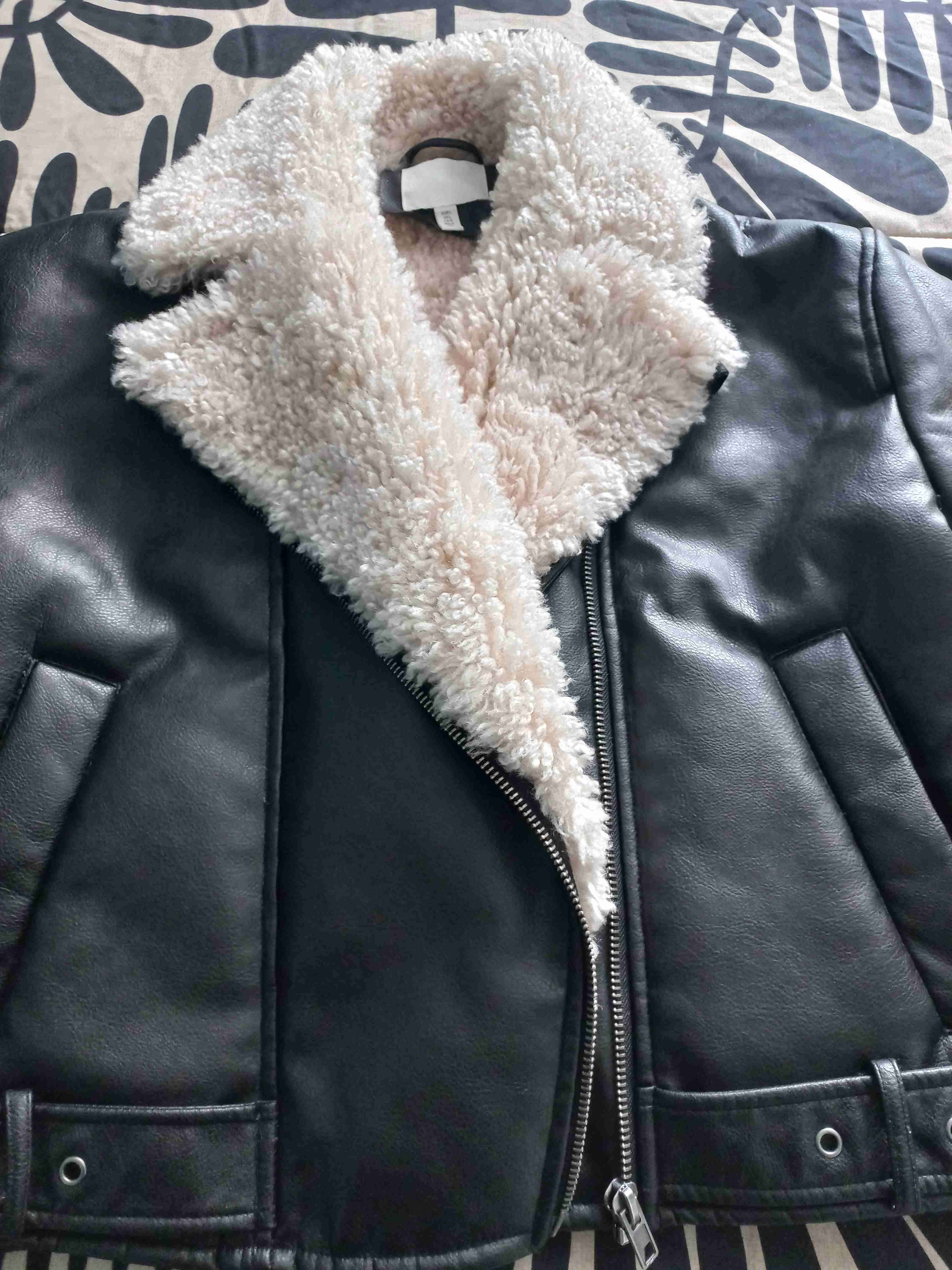 Chaqueta H&M negra de lana - miniatura 4