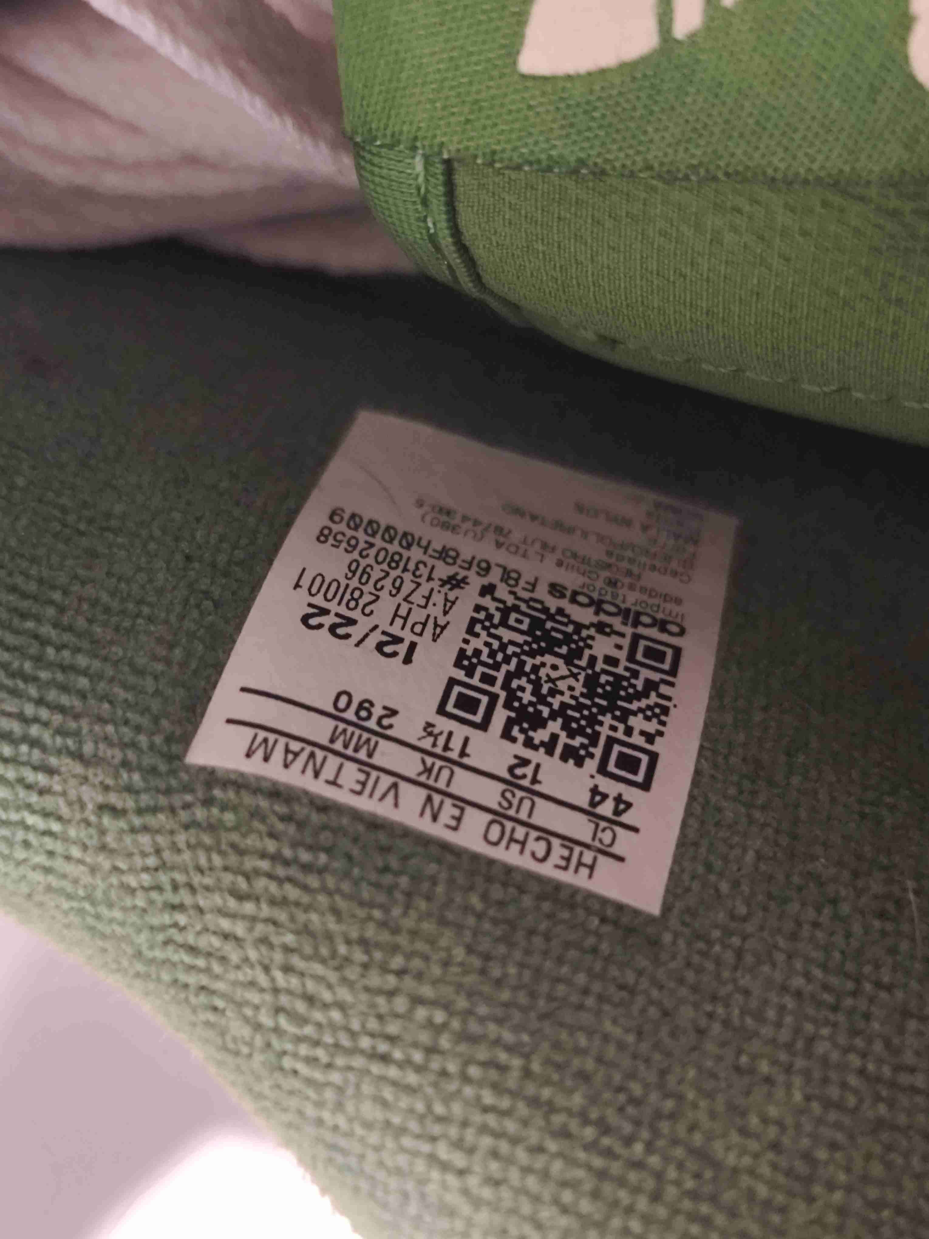 Zapatillas blancas adidas verdes - miniatura 5