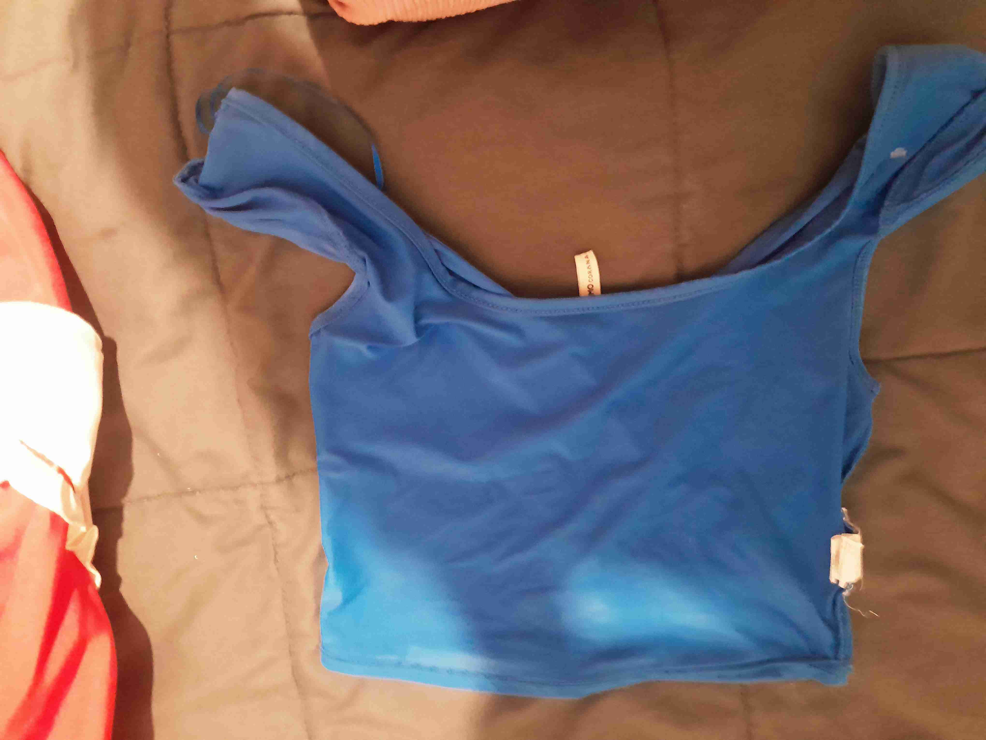 Polera Top azul mujer - miniatura 4