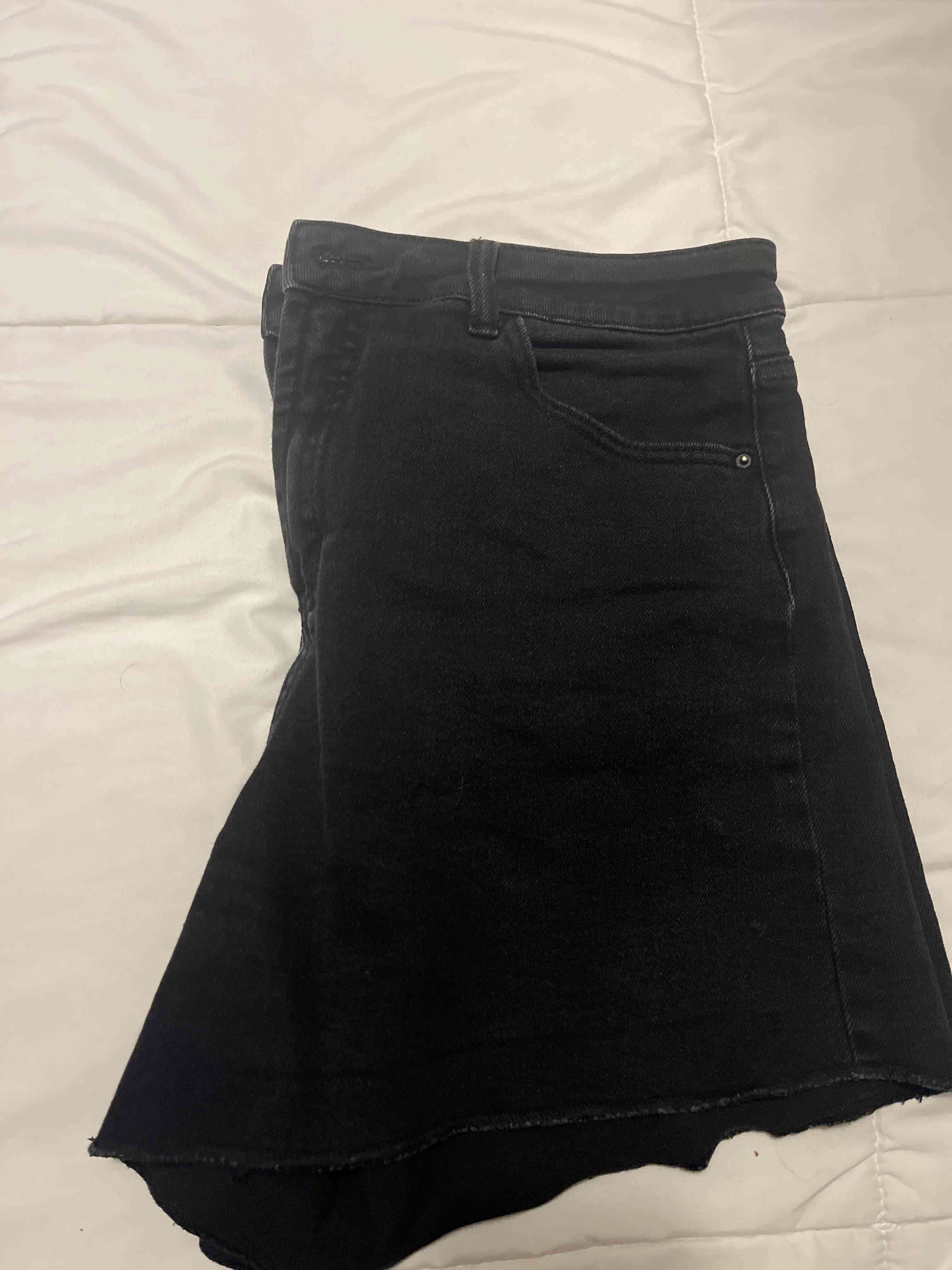 Shorts de mezclilla negros - 3