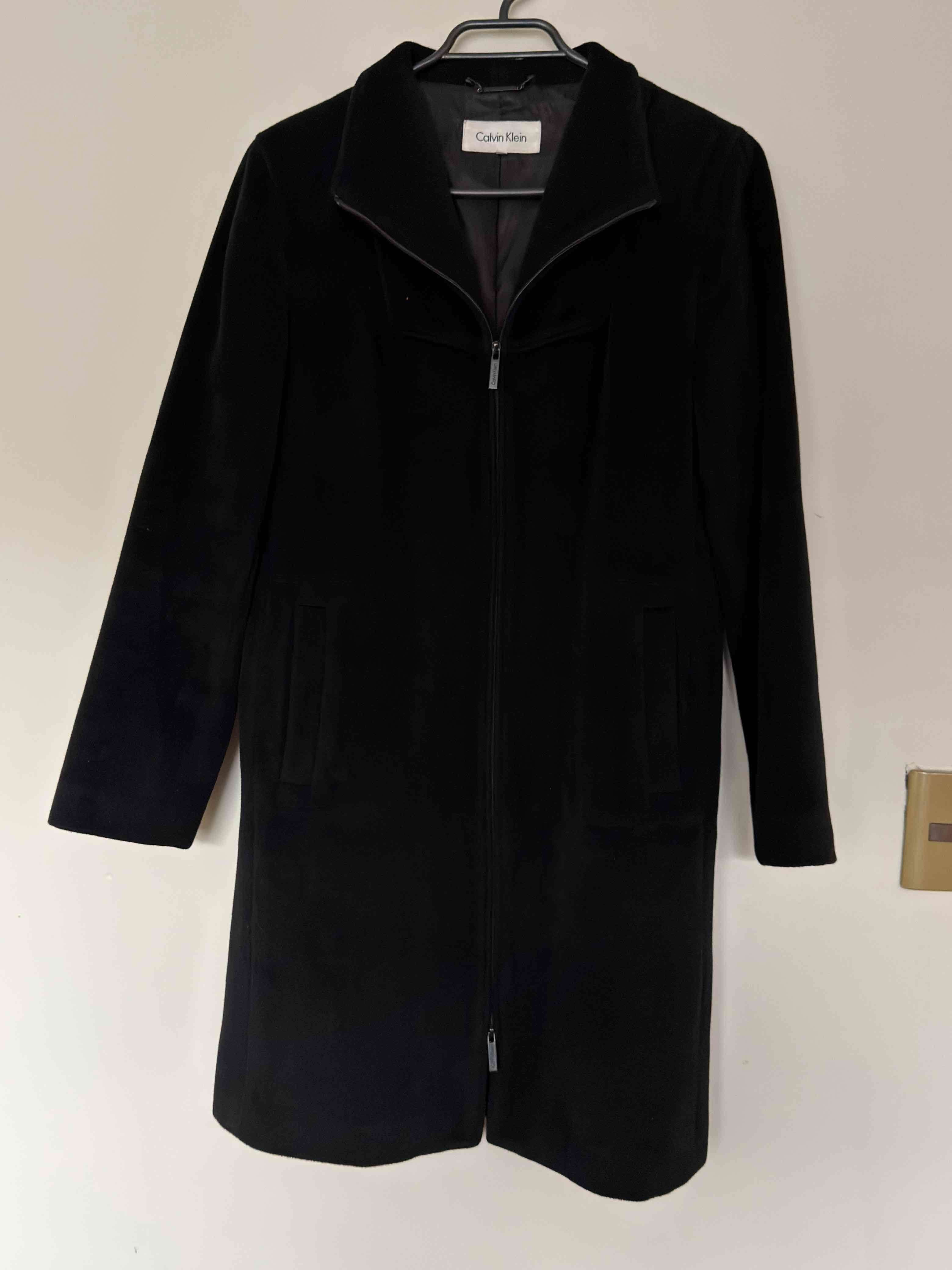 Abrigo negro Calvin Klein - miniatura 1