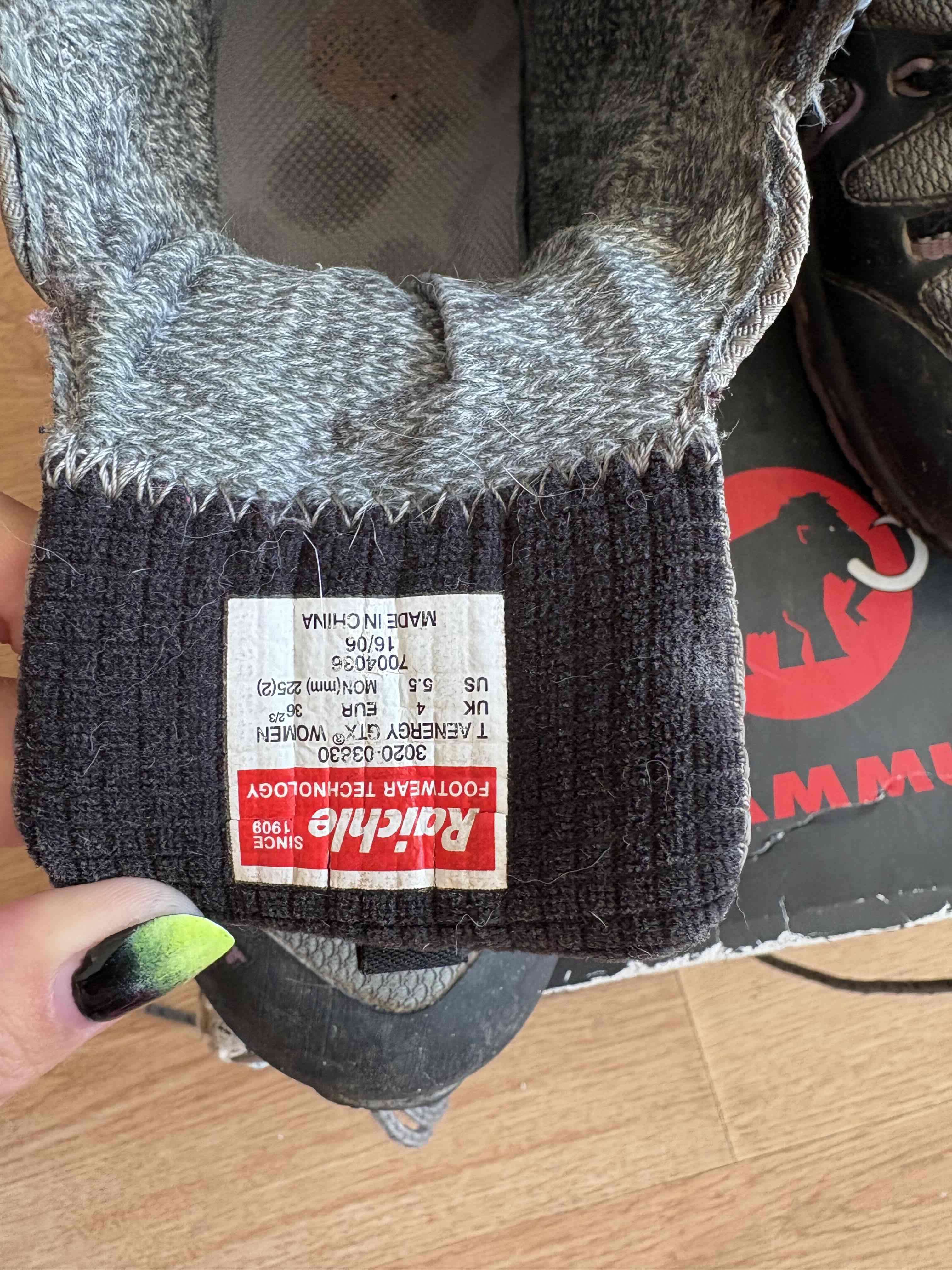 Botas trekking Mammut grises - miniatura 2