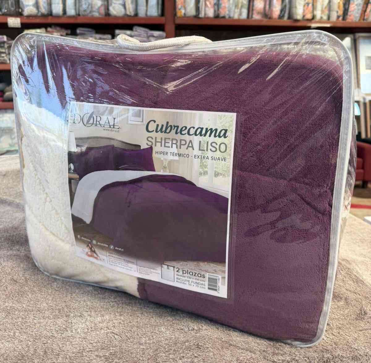 Cubrecama Sherpa Liso 2 Plazas - miniatura 1