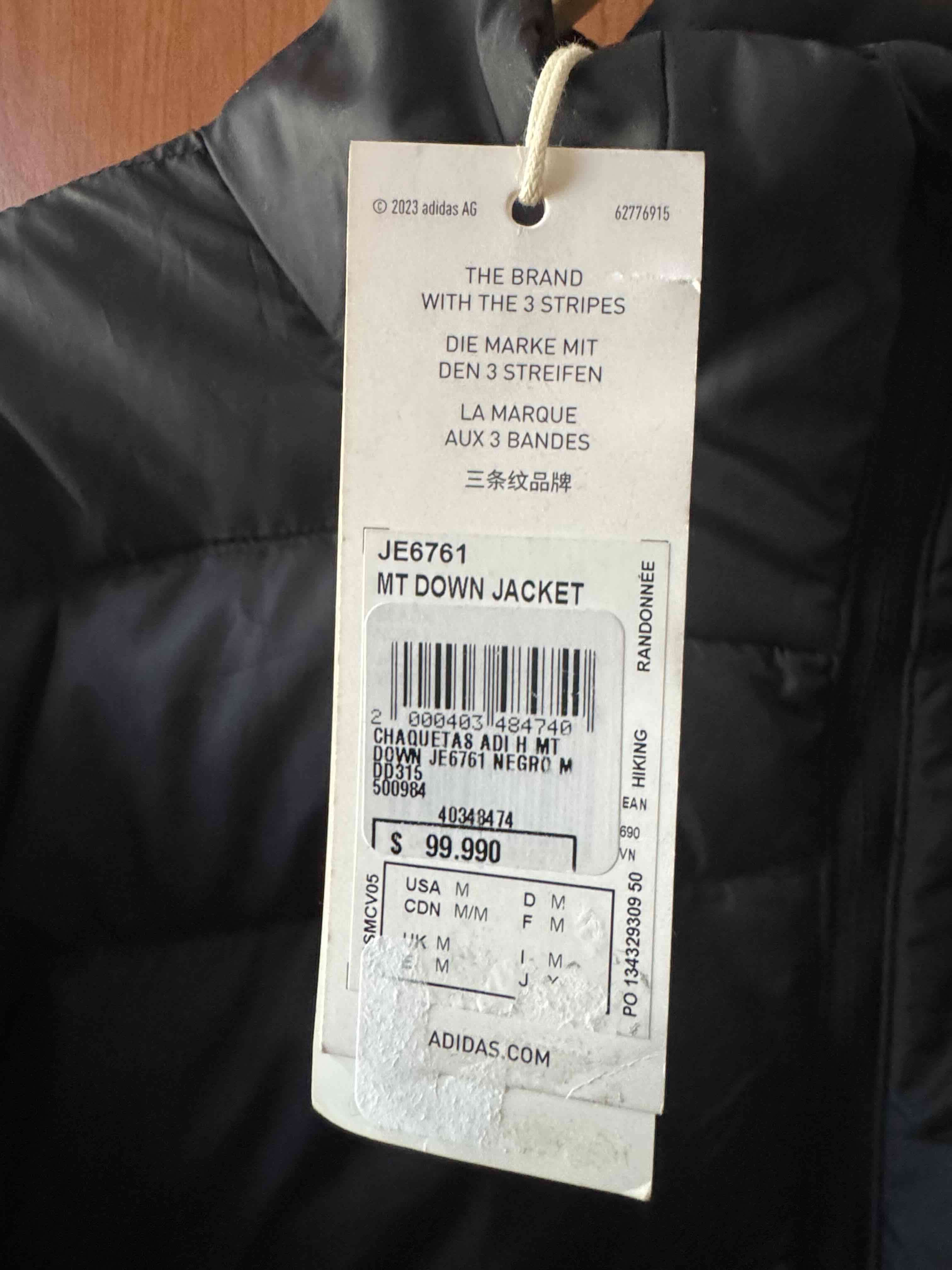 Parka deportiva Adidas  Terrex negra - miniatura 3