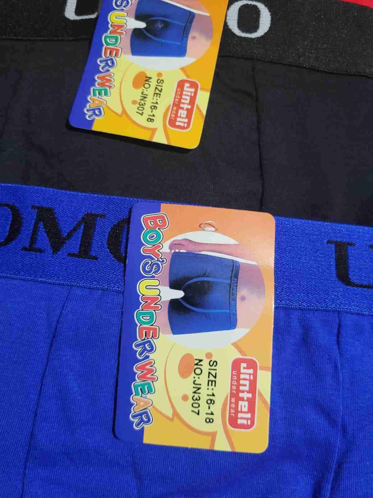 Ropa interior de niño azul y negra - miniatura 3