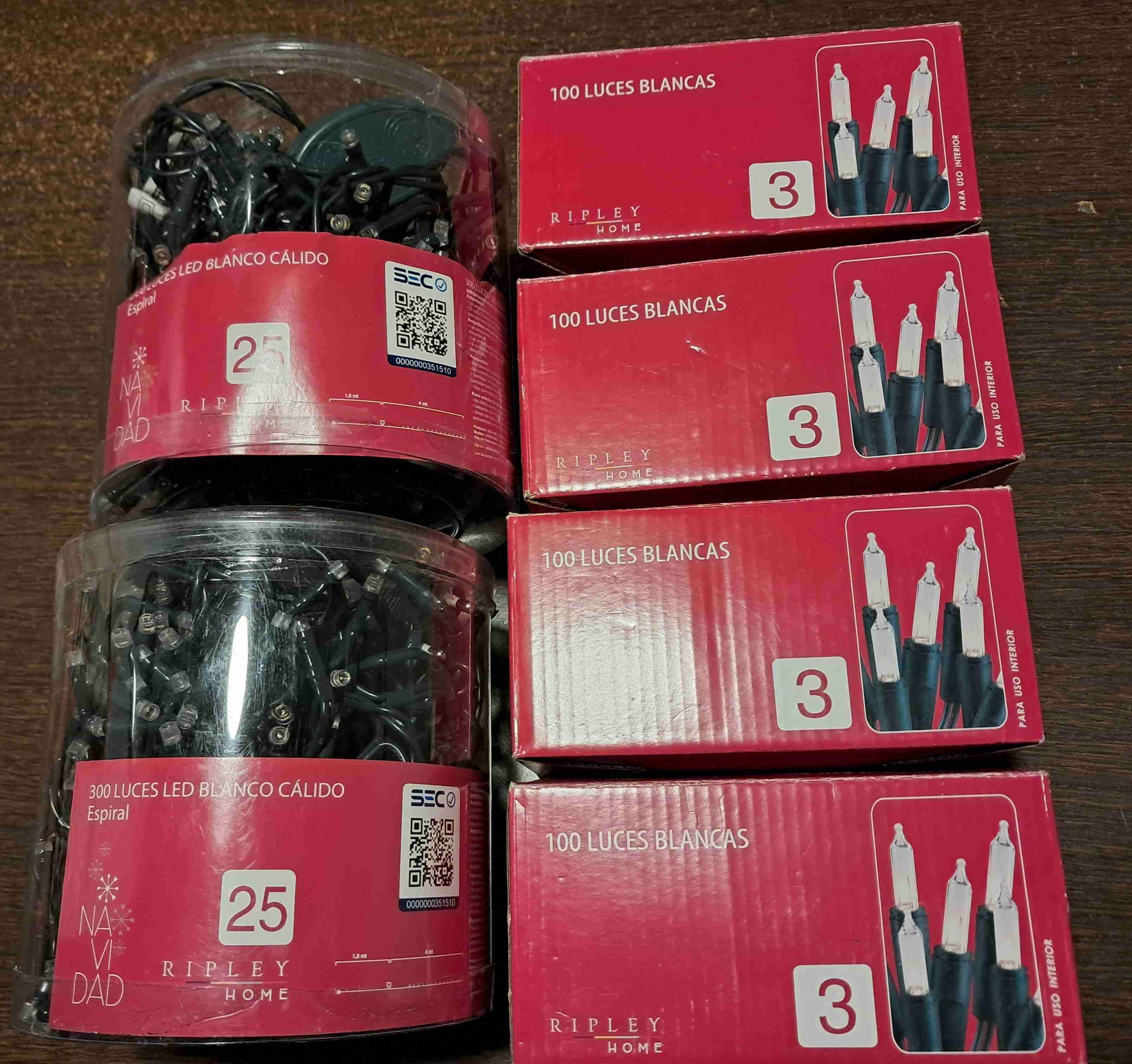 Luces LED blancas y cálidas - miniatura 1