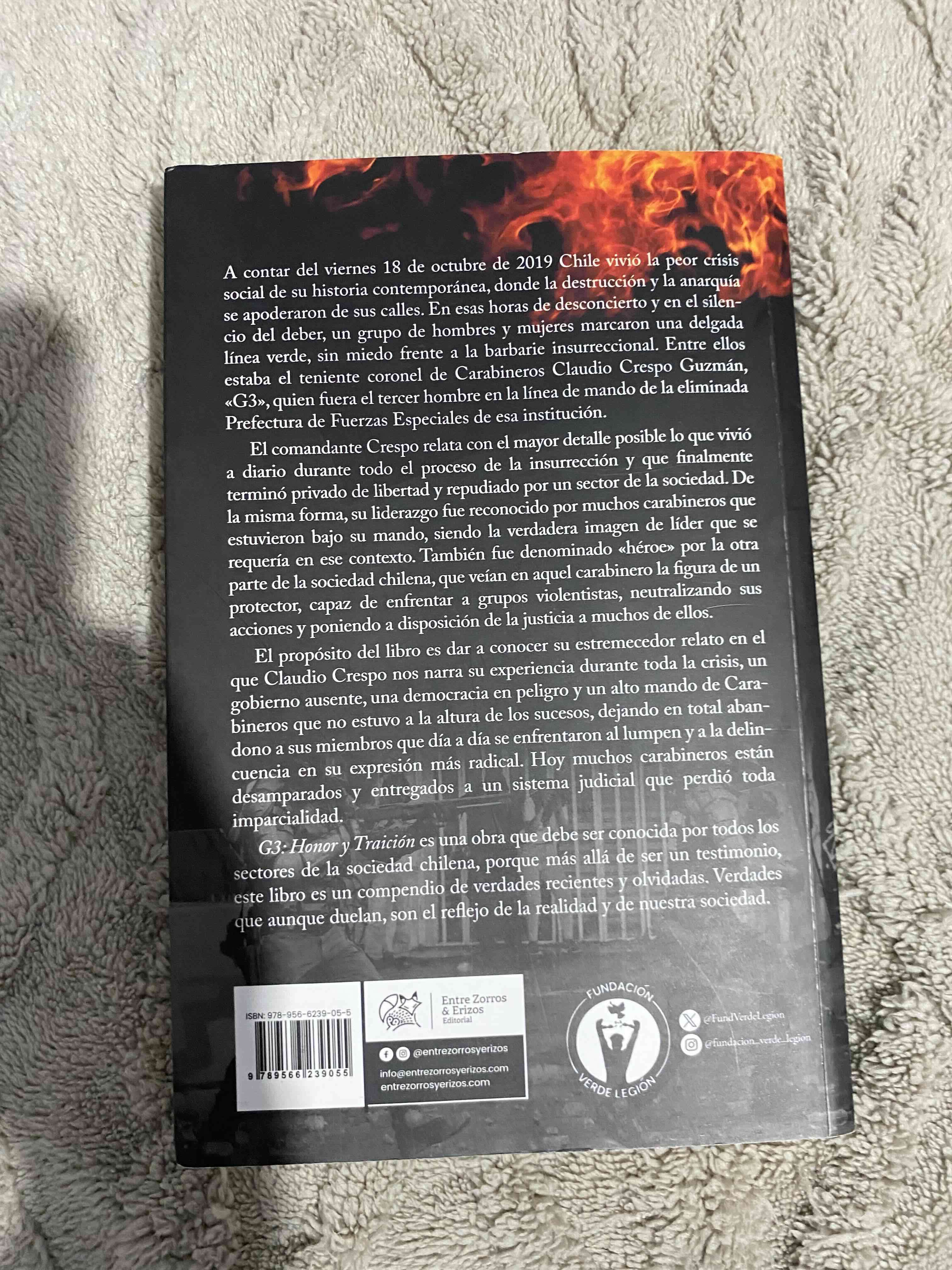 Libro 'G3 Honor y Traición' - miniatura 2