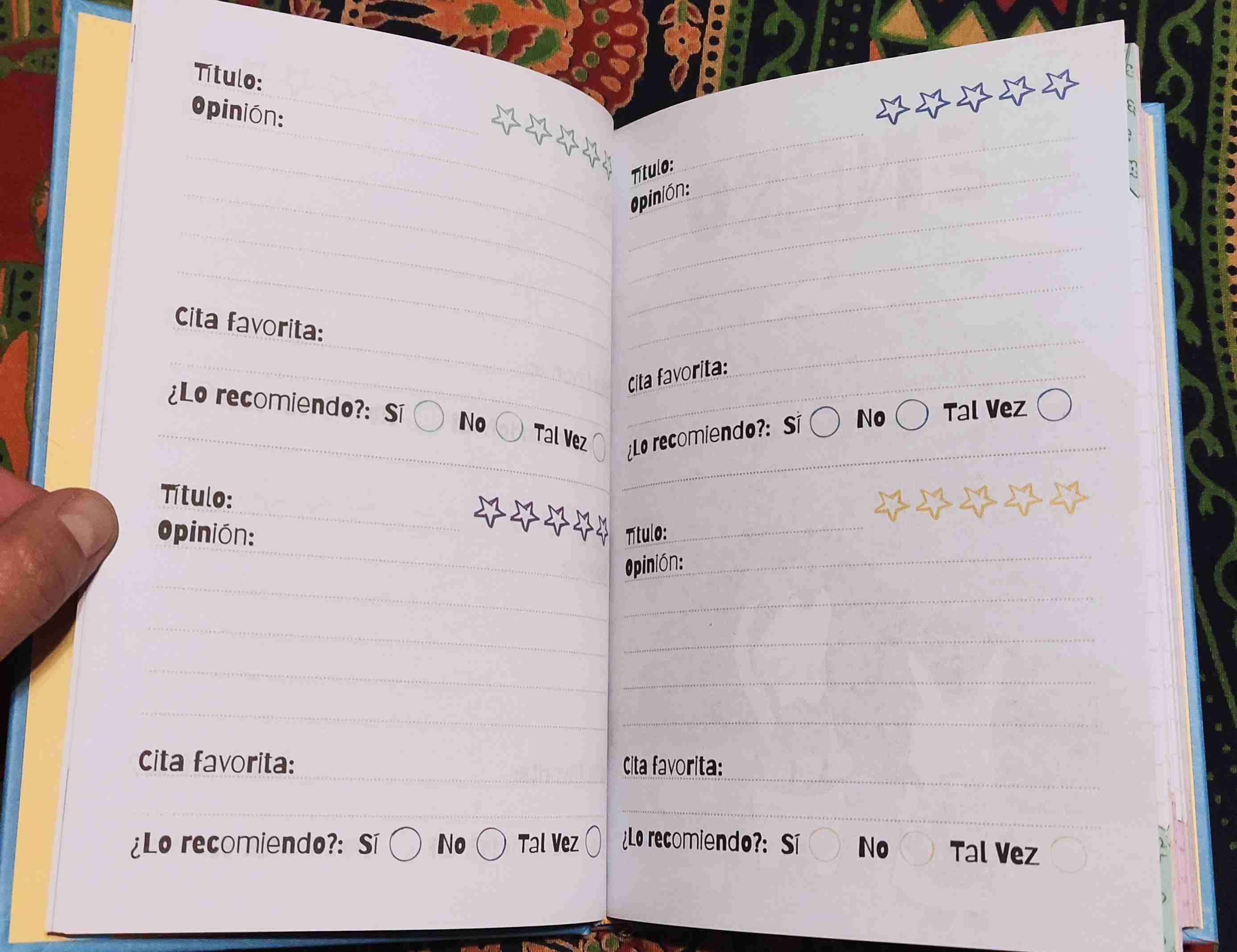 Reading Journal(perpetuo, sin fecha) - miniatura 3