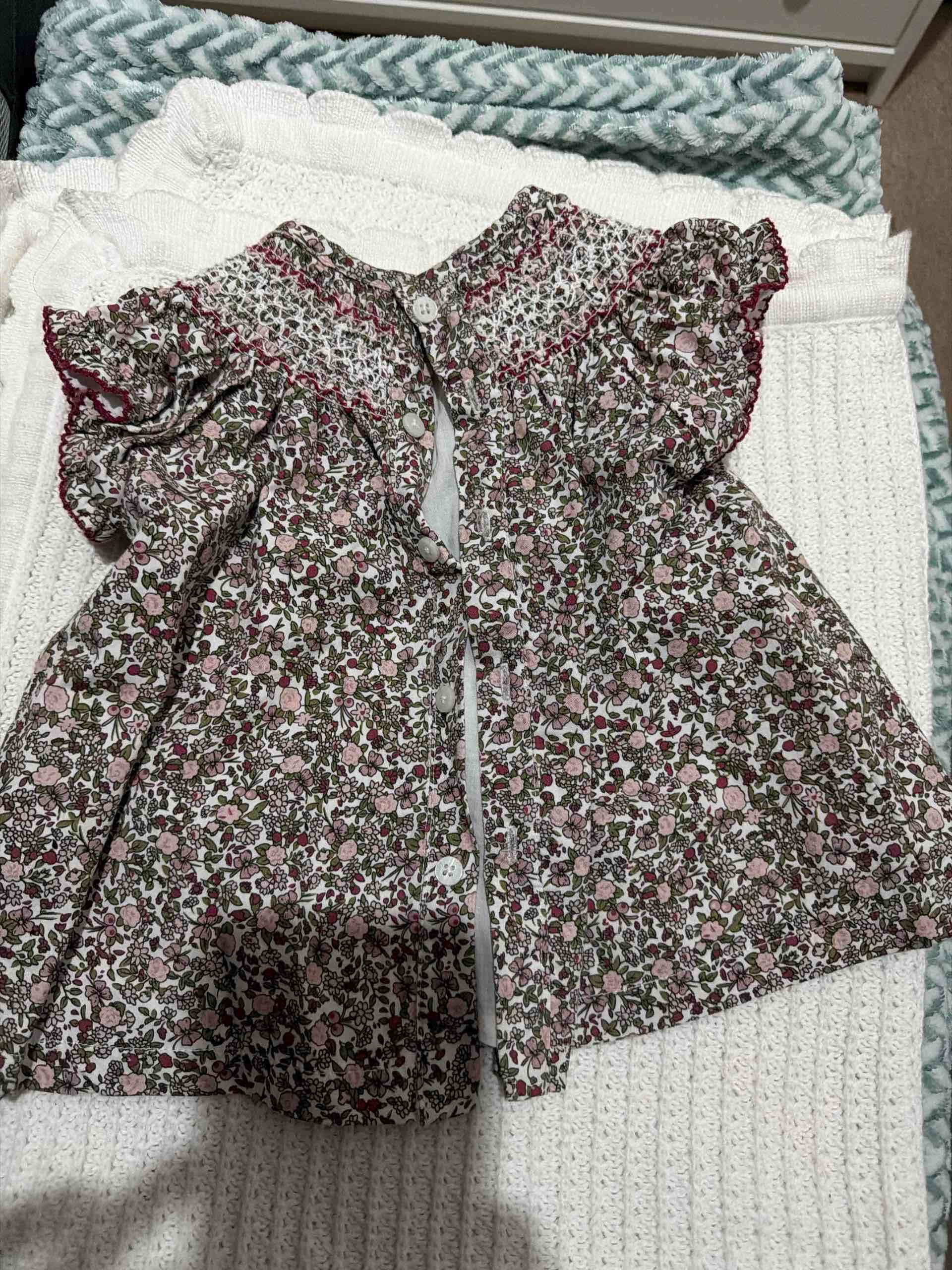Mini vestido con cubre pañal - miniatura 4
