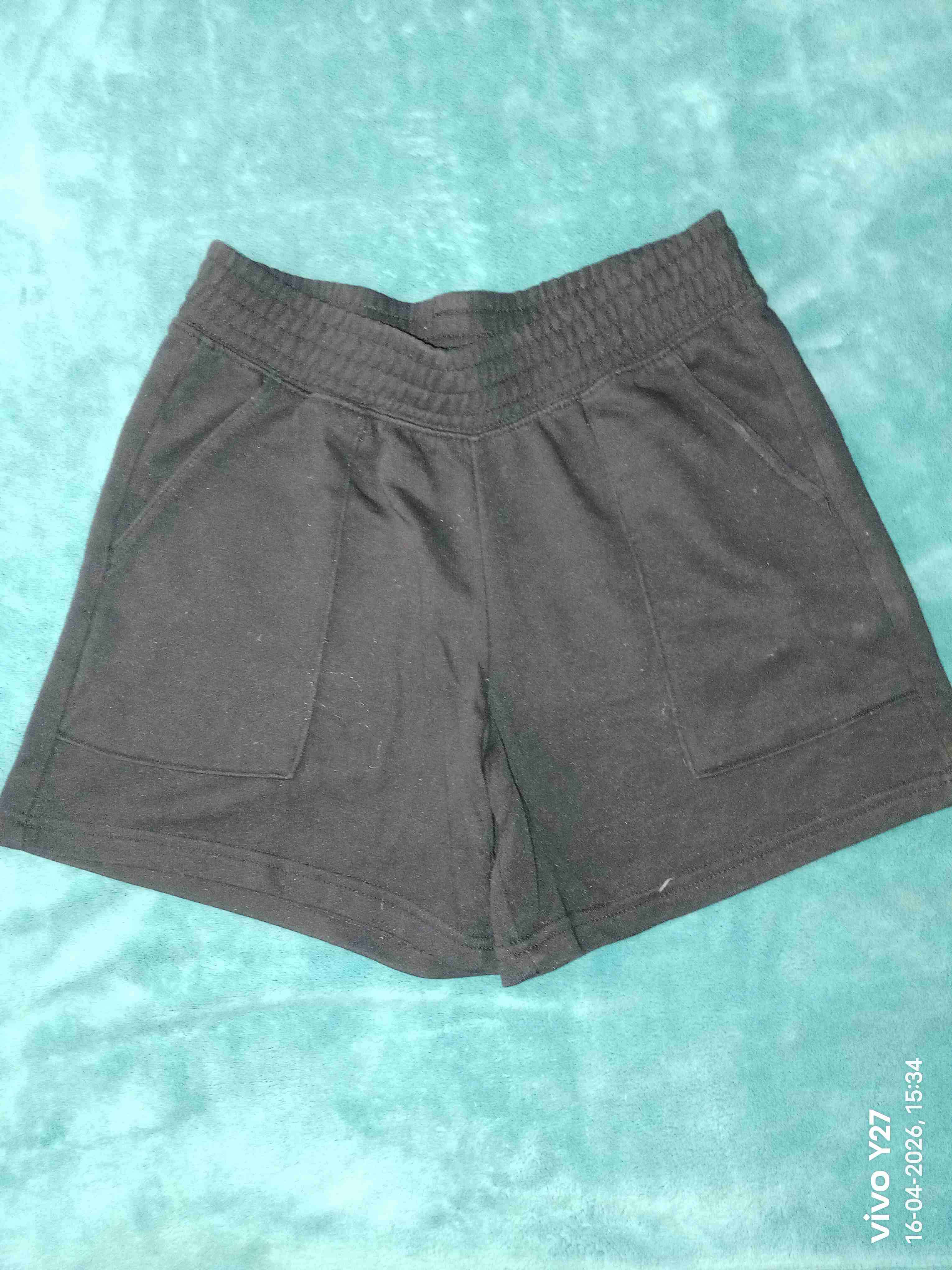 Shorts deportivos negros unisex - miniatura 1