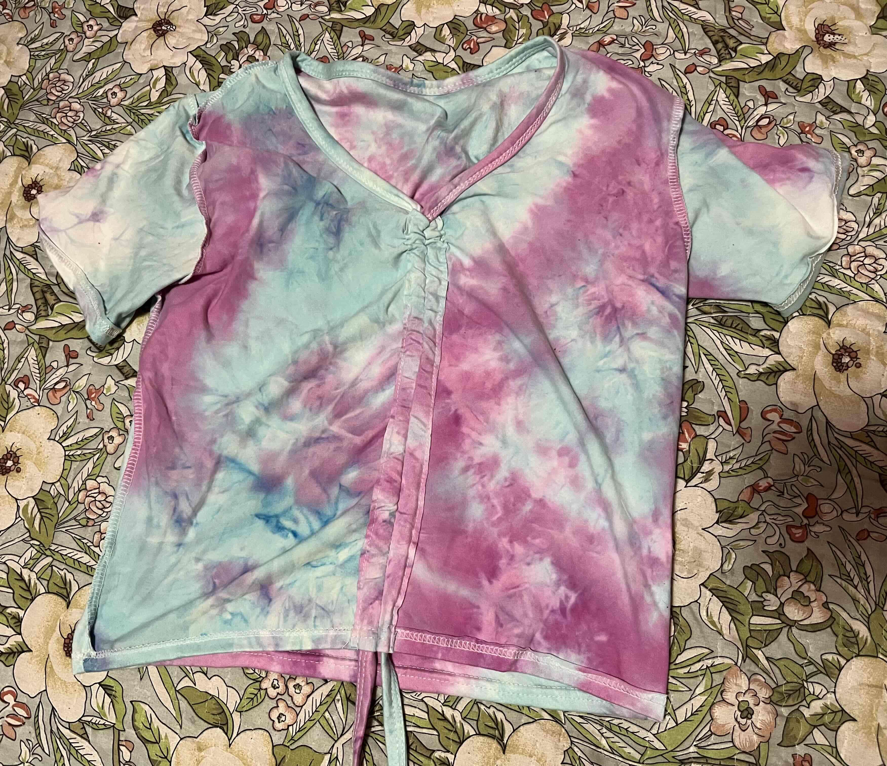 Polera tie-dye colores pasteles - miniatura 1