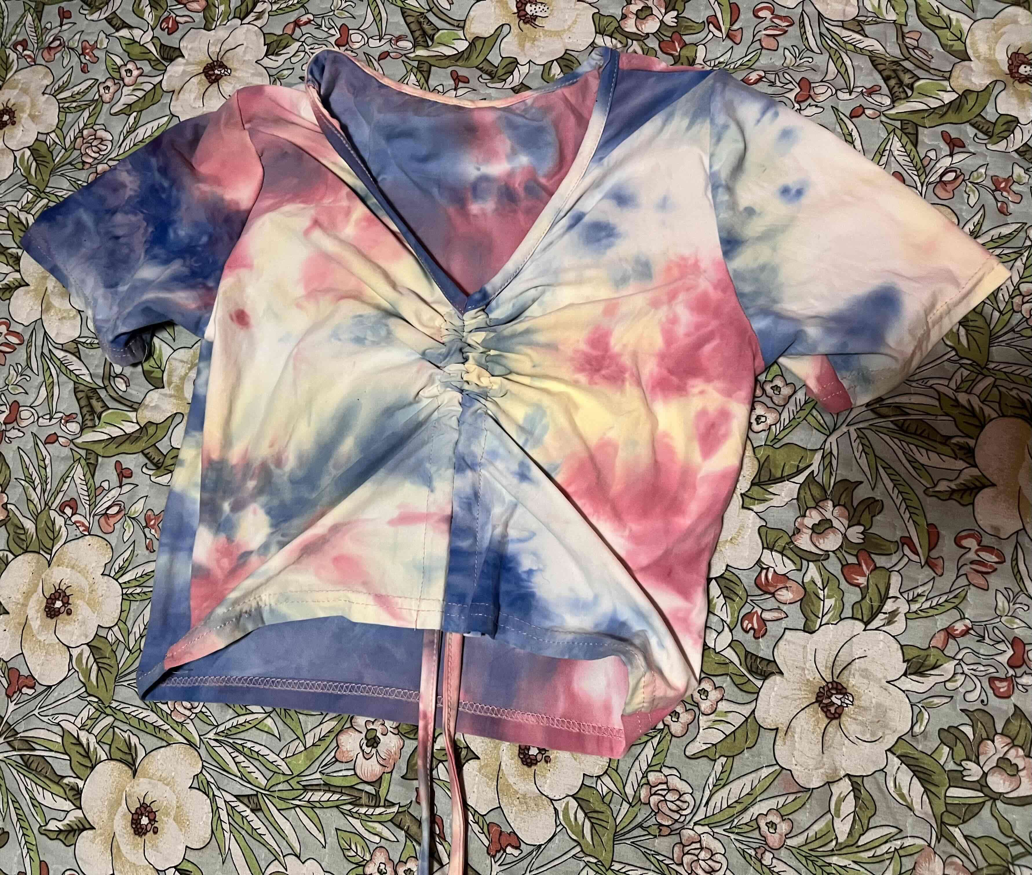 Polera tie-dye colores pasteles - miniatura 2