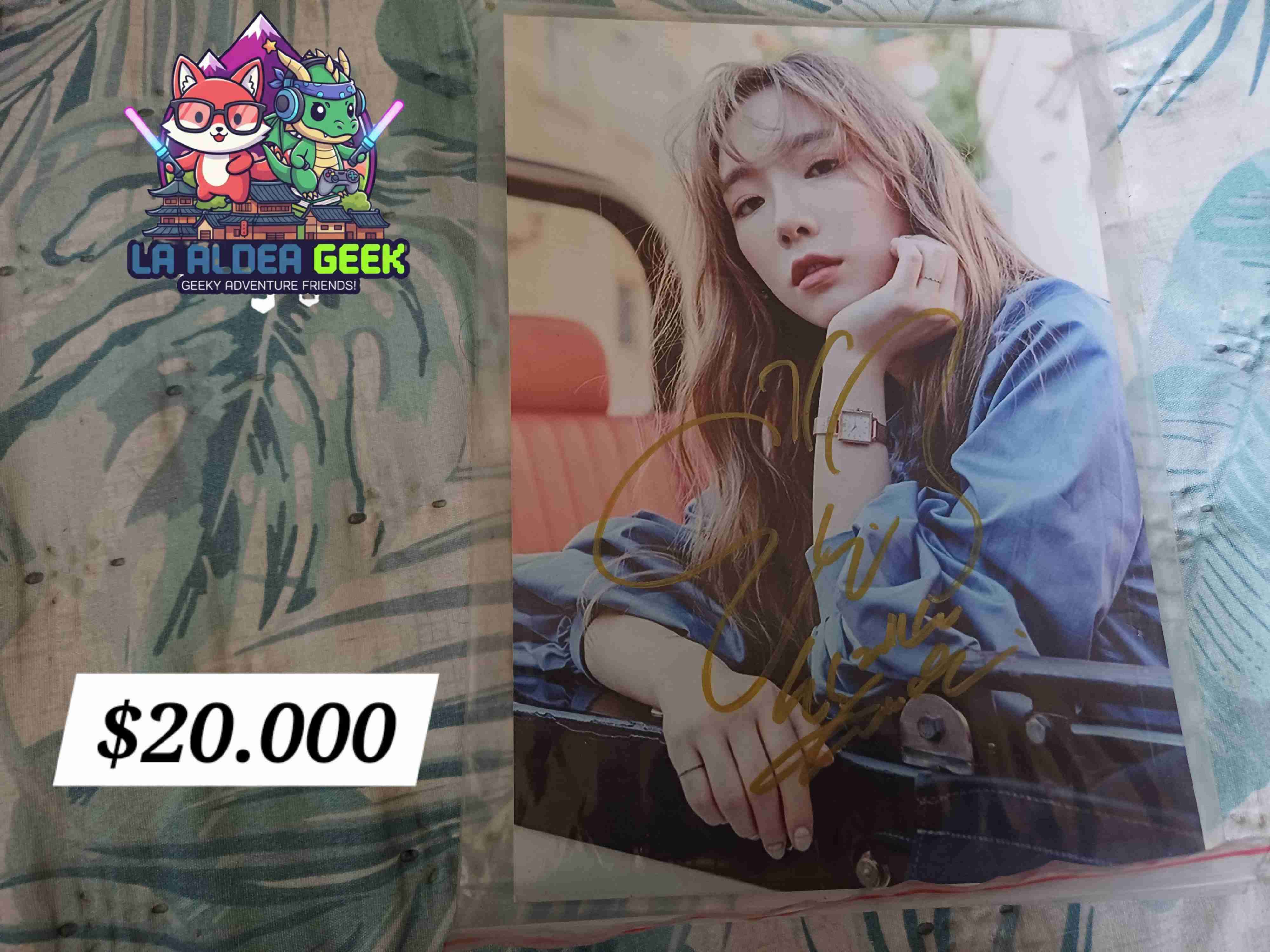 Taeyeon Fotografia autografiada