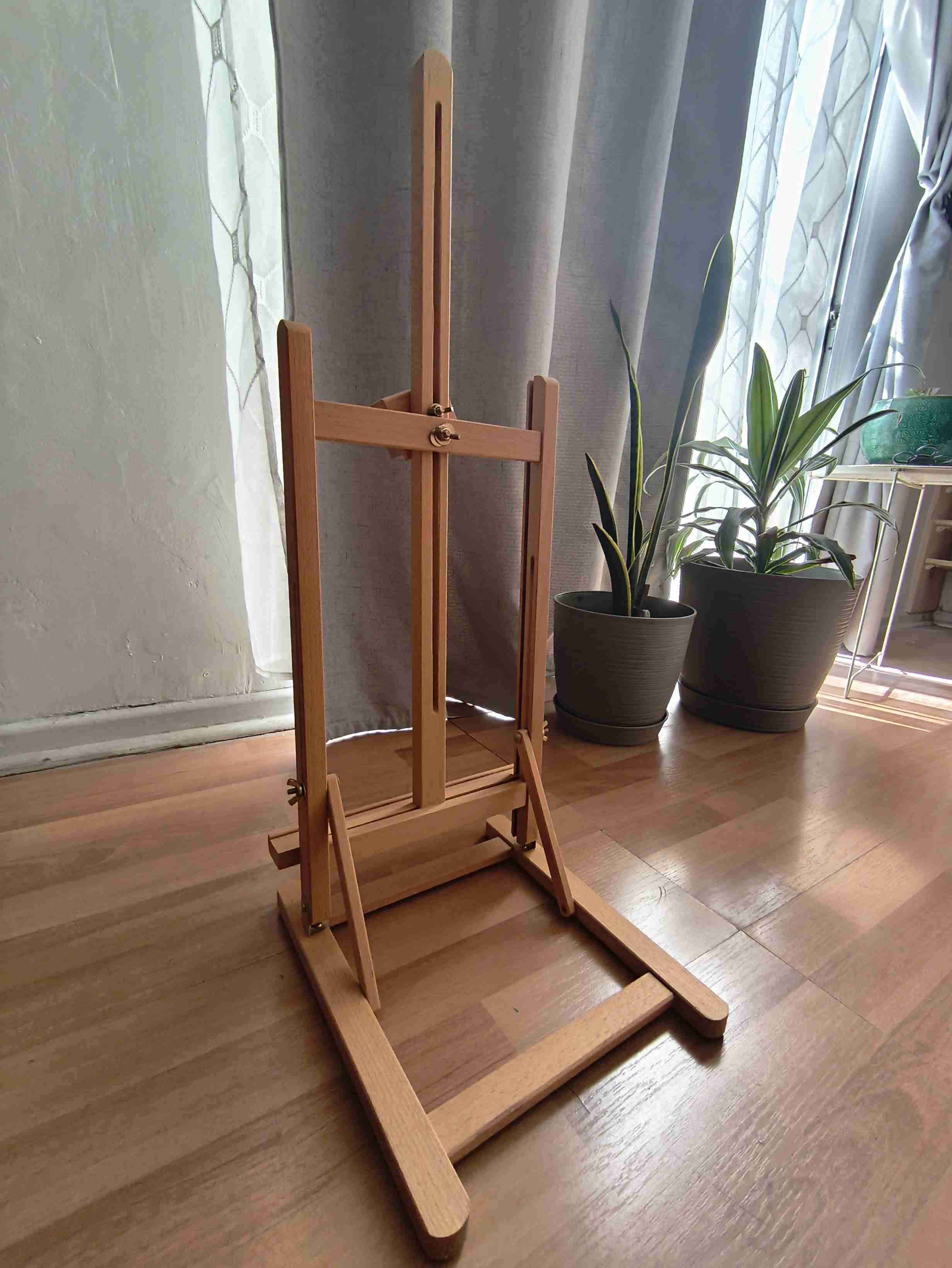 Caballete de madera portátil - miniatura 1