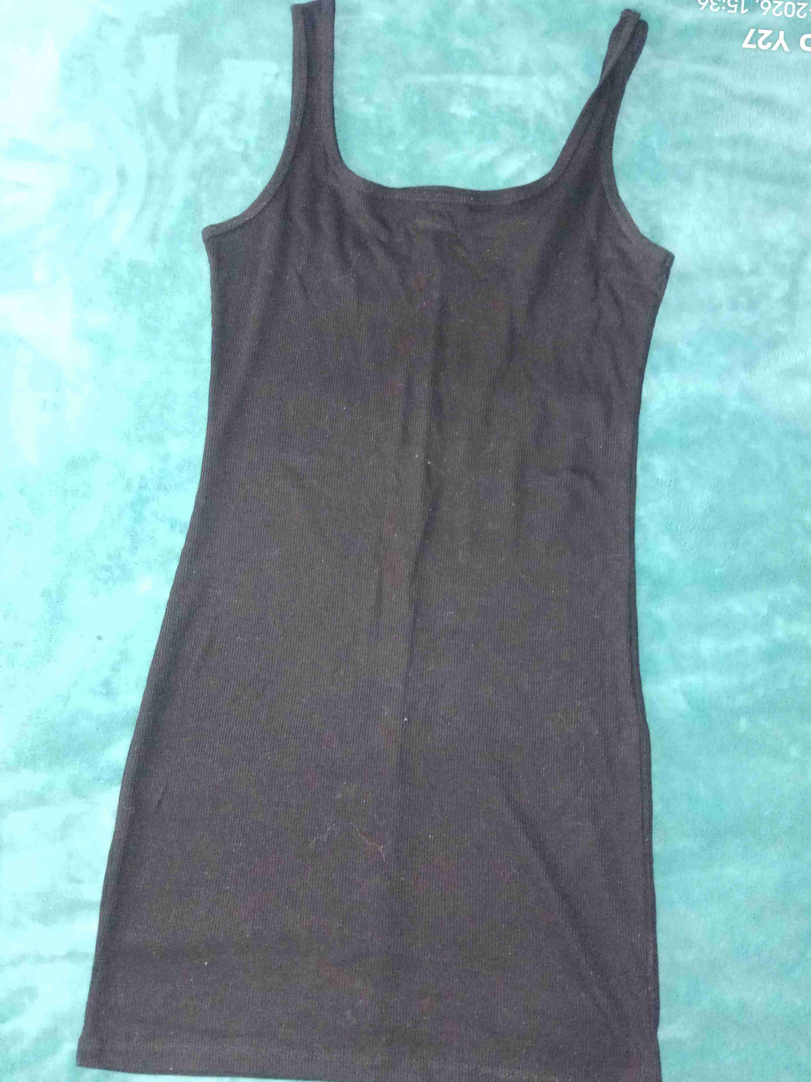 Vestido negro sin mangas - miniatura 1