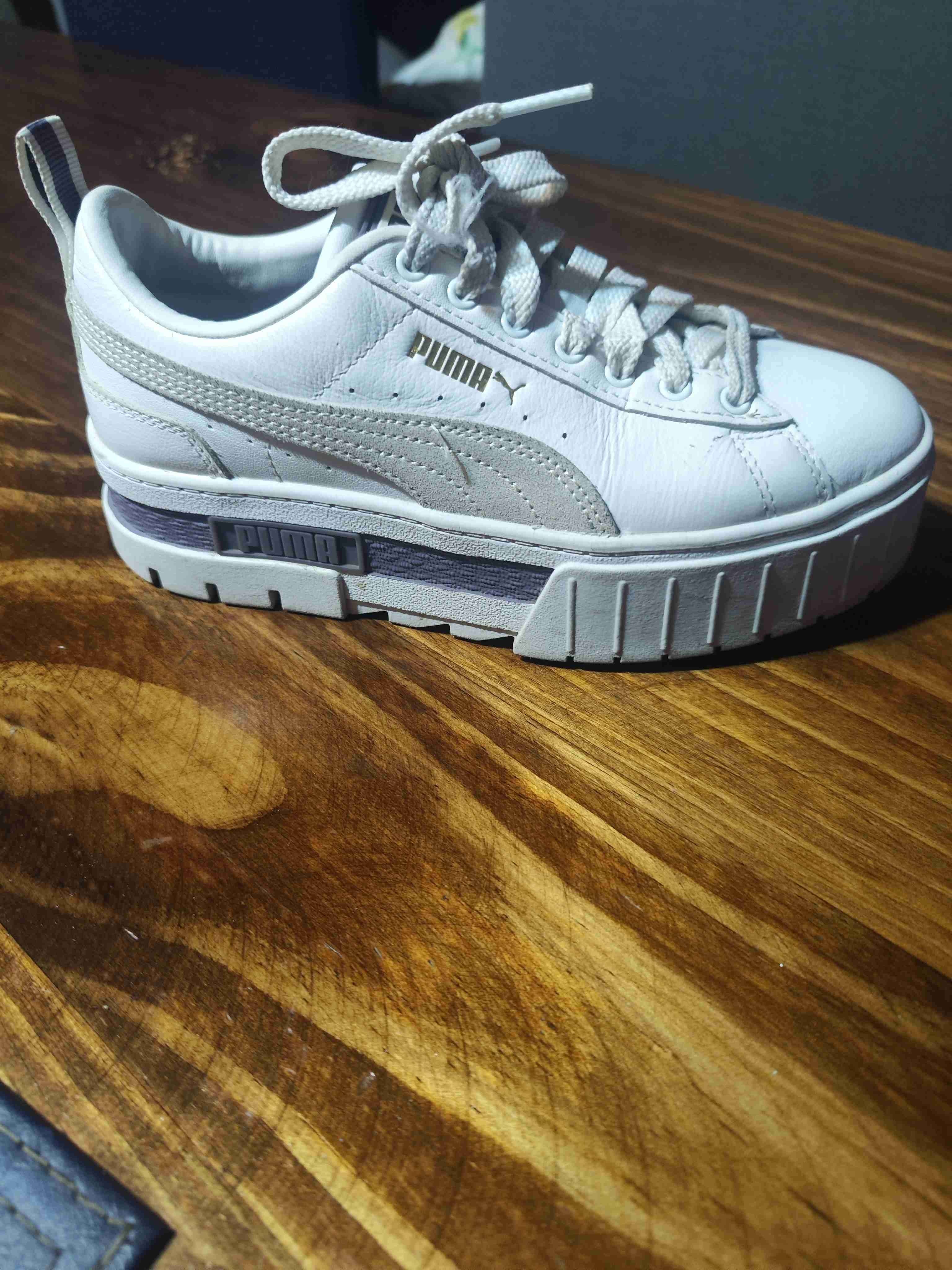 Zapatillas blancas Puma plataforma - miniatura 1