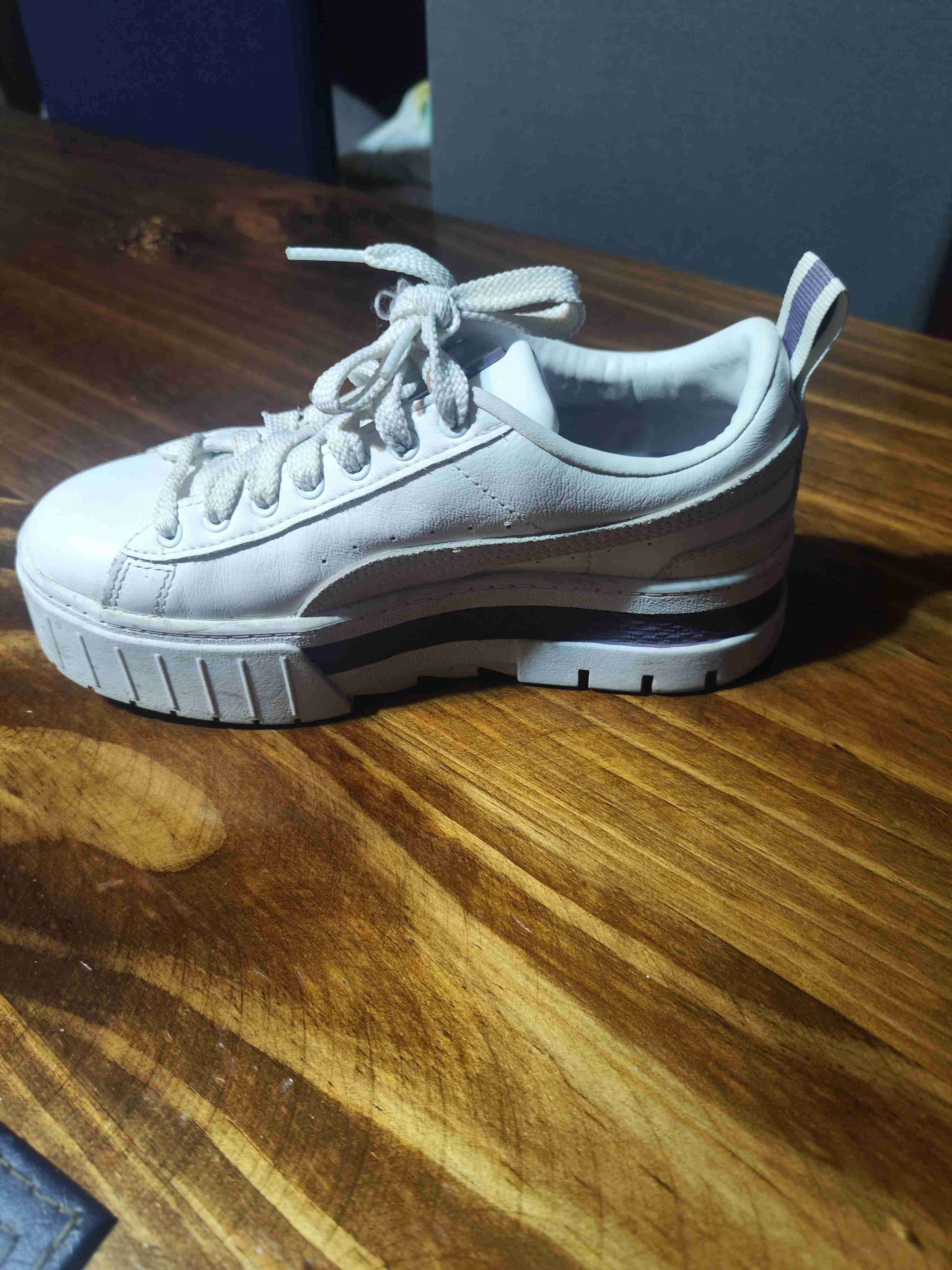 Zapatillas blancas Puma plataforma - miniatura 3