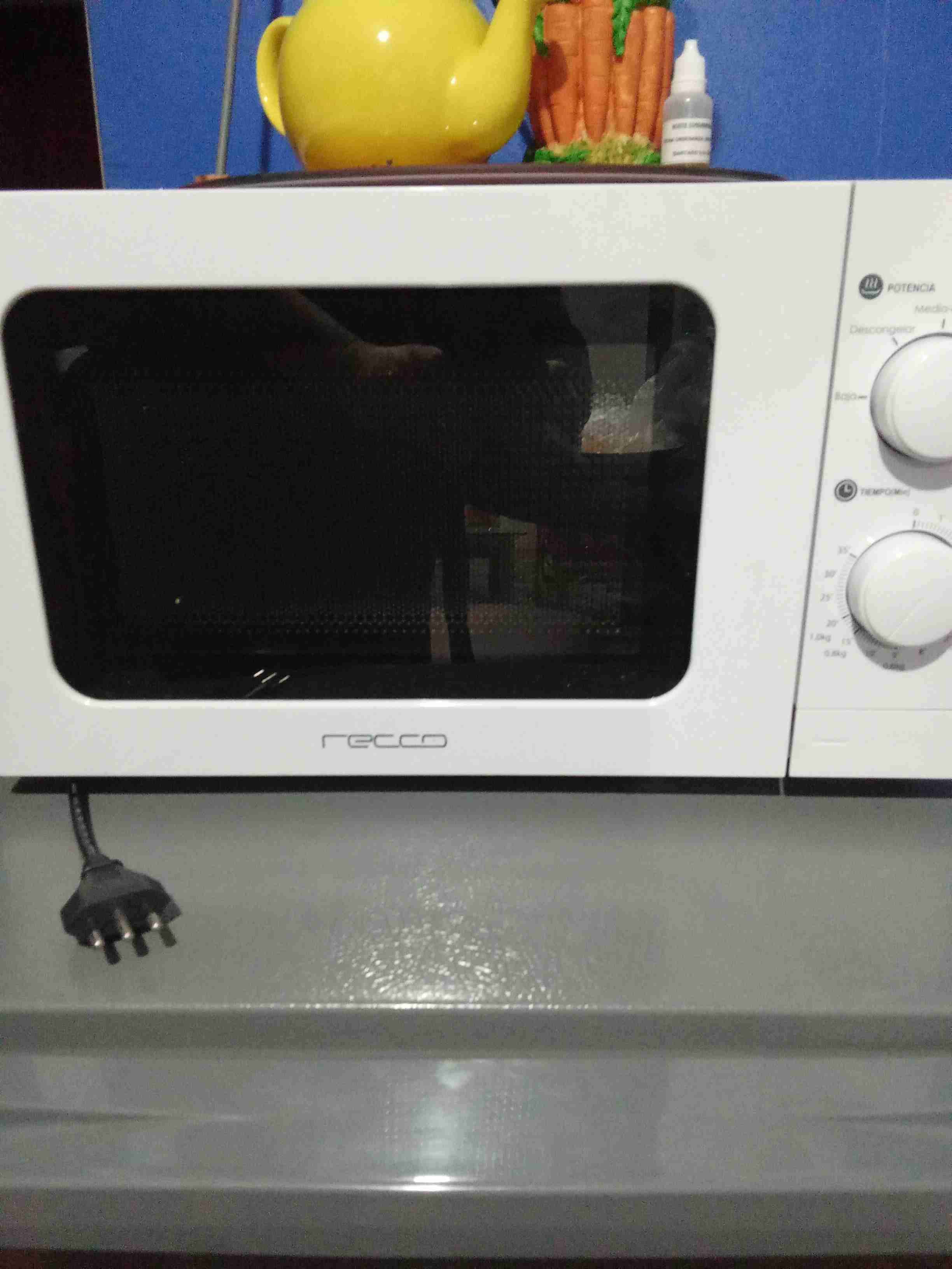Horno microondas blanco Recco - miniatura 1