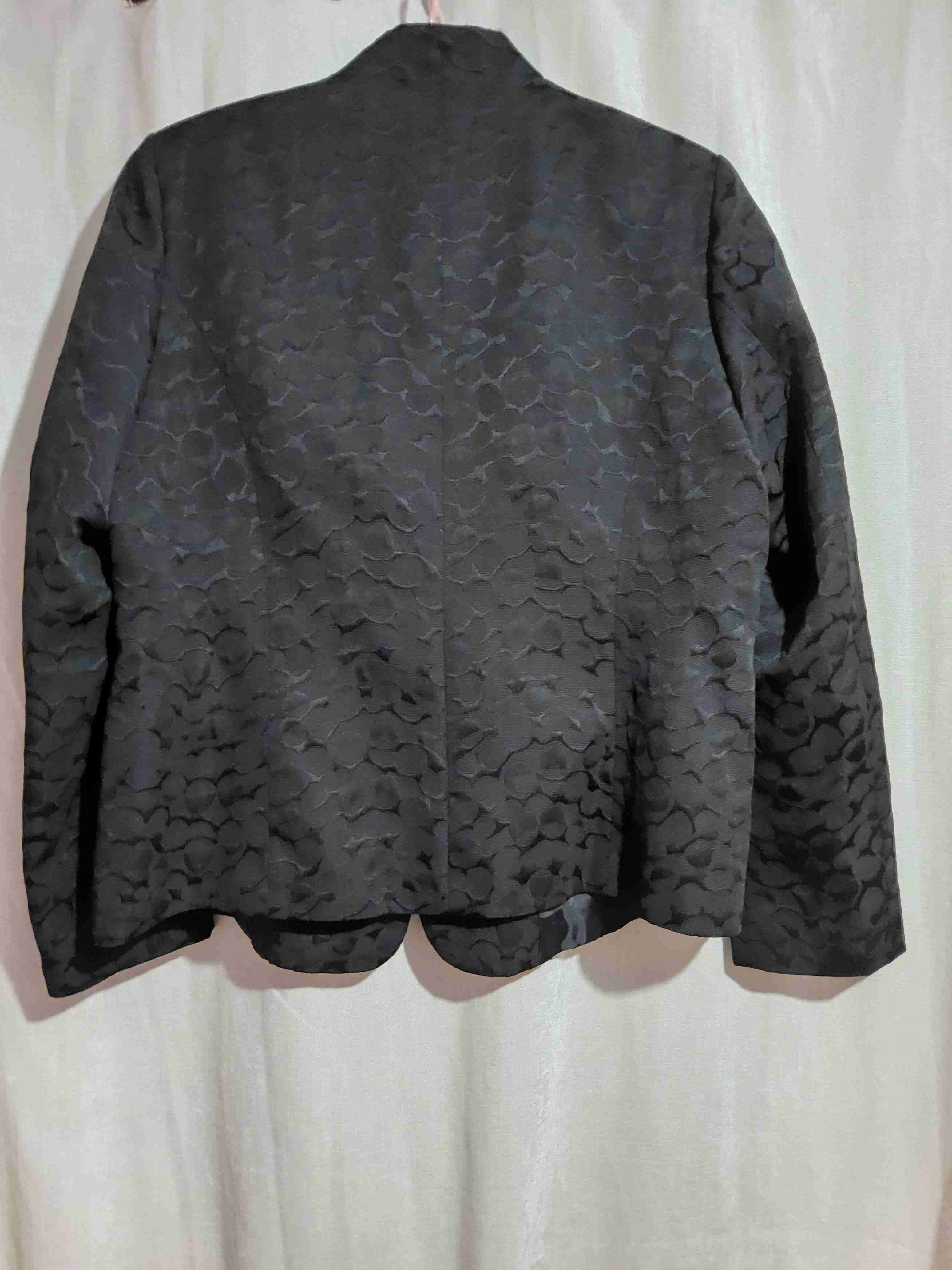 Blazer negro con botones - miniatura 2