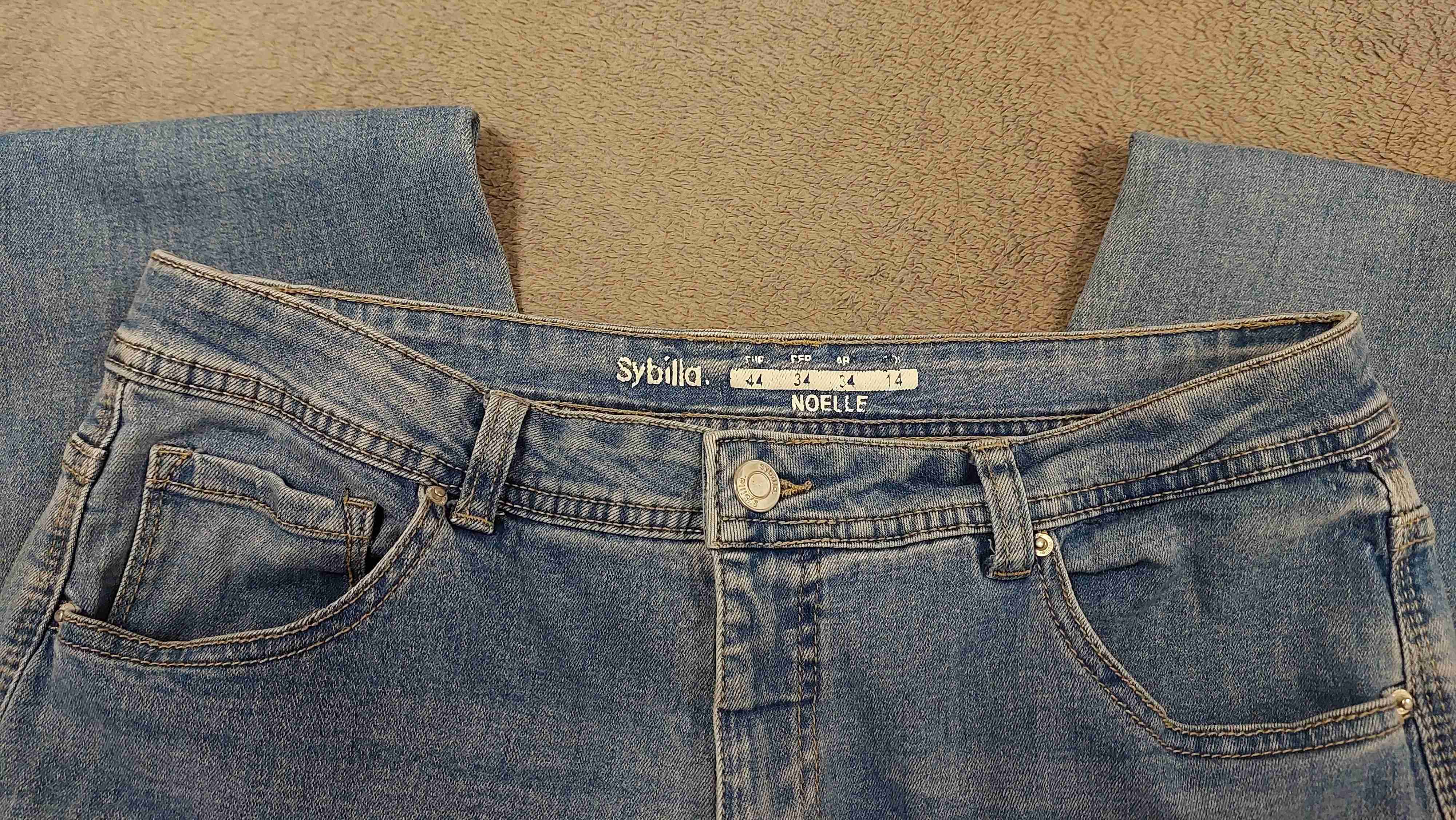 Jeans de cargo azul claro - miniatura 3