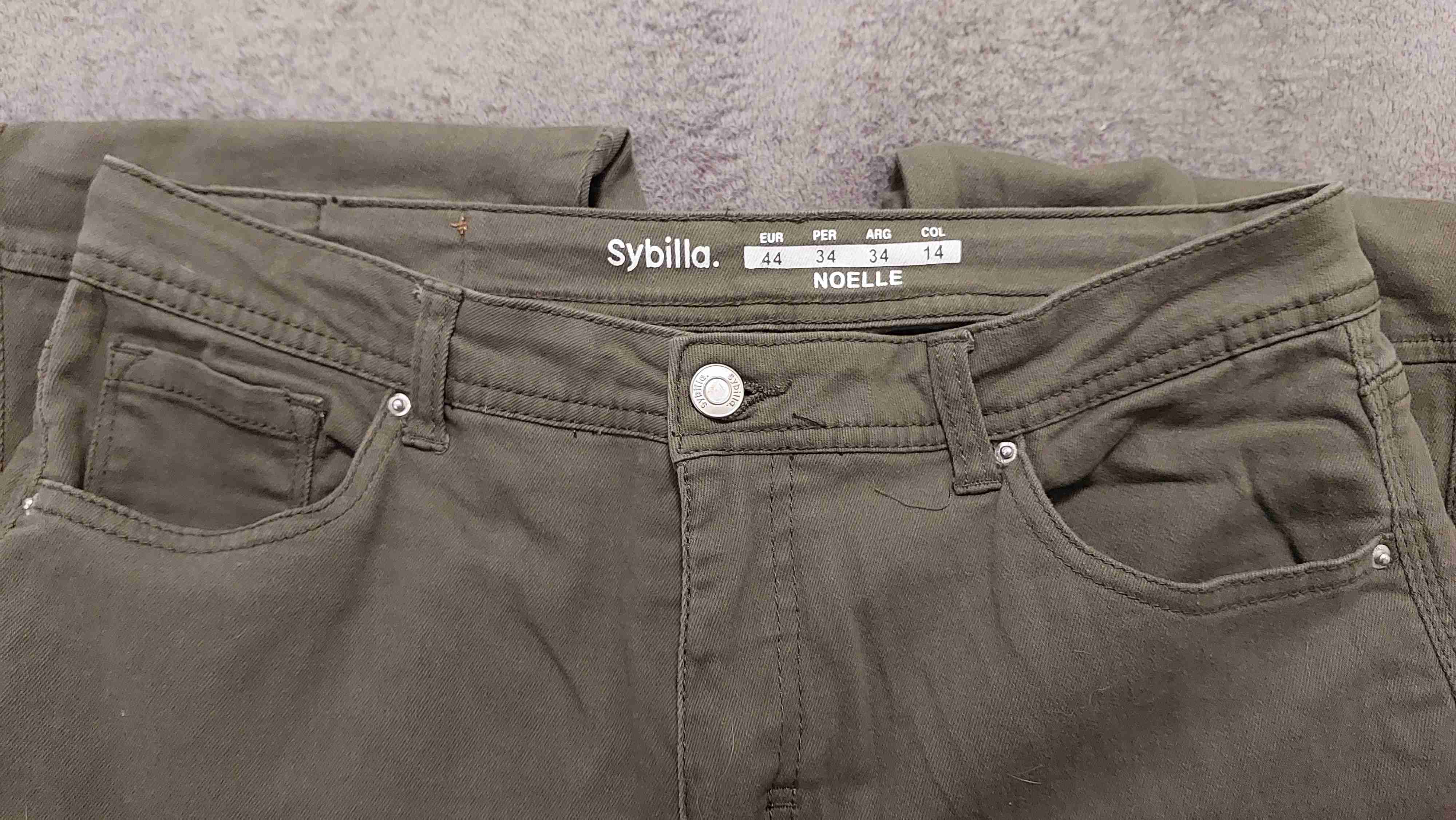 Pantalón cargo verde oliva - miniatura 3