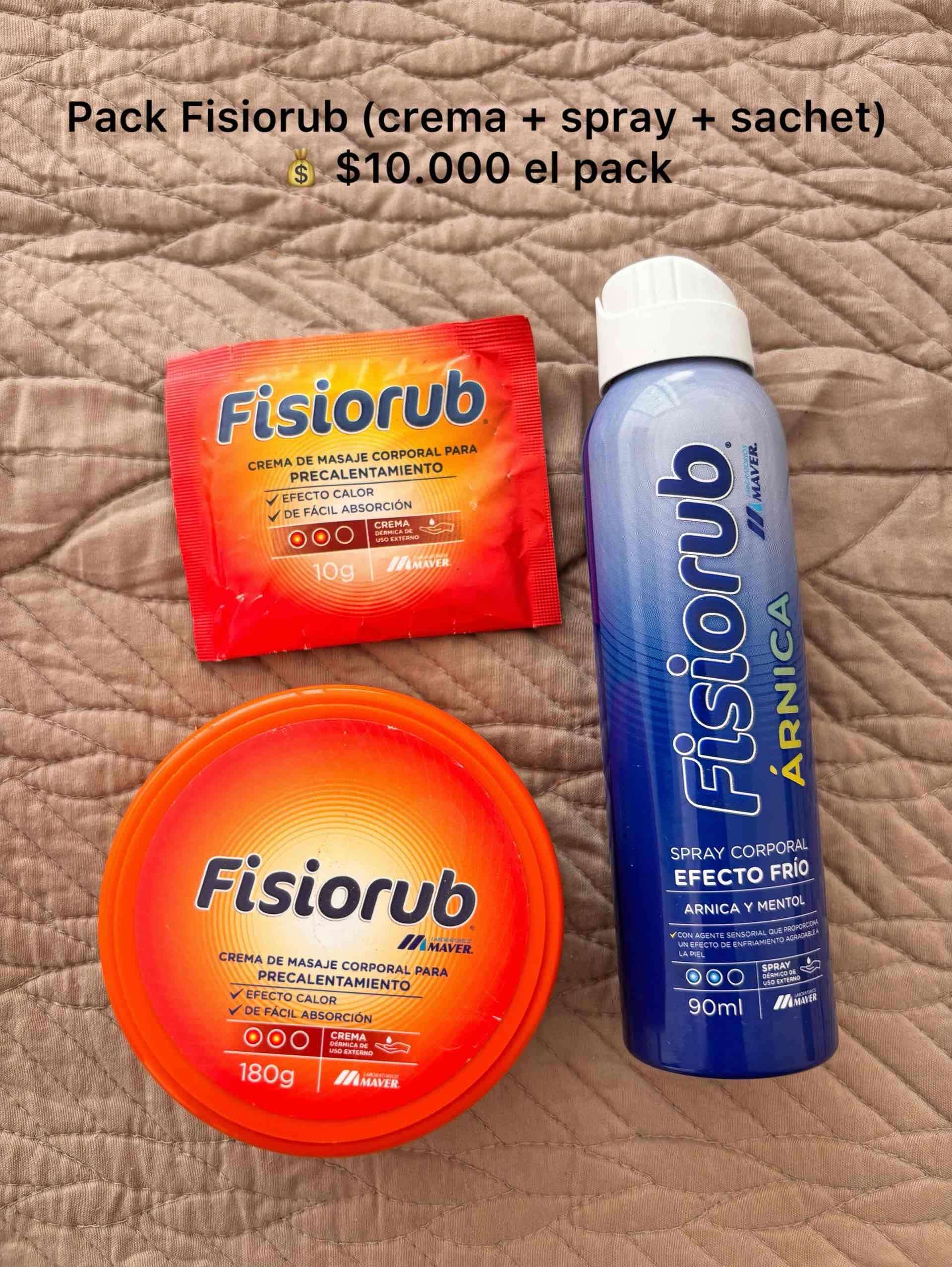 Pack Fisiorub crema y spray