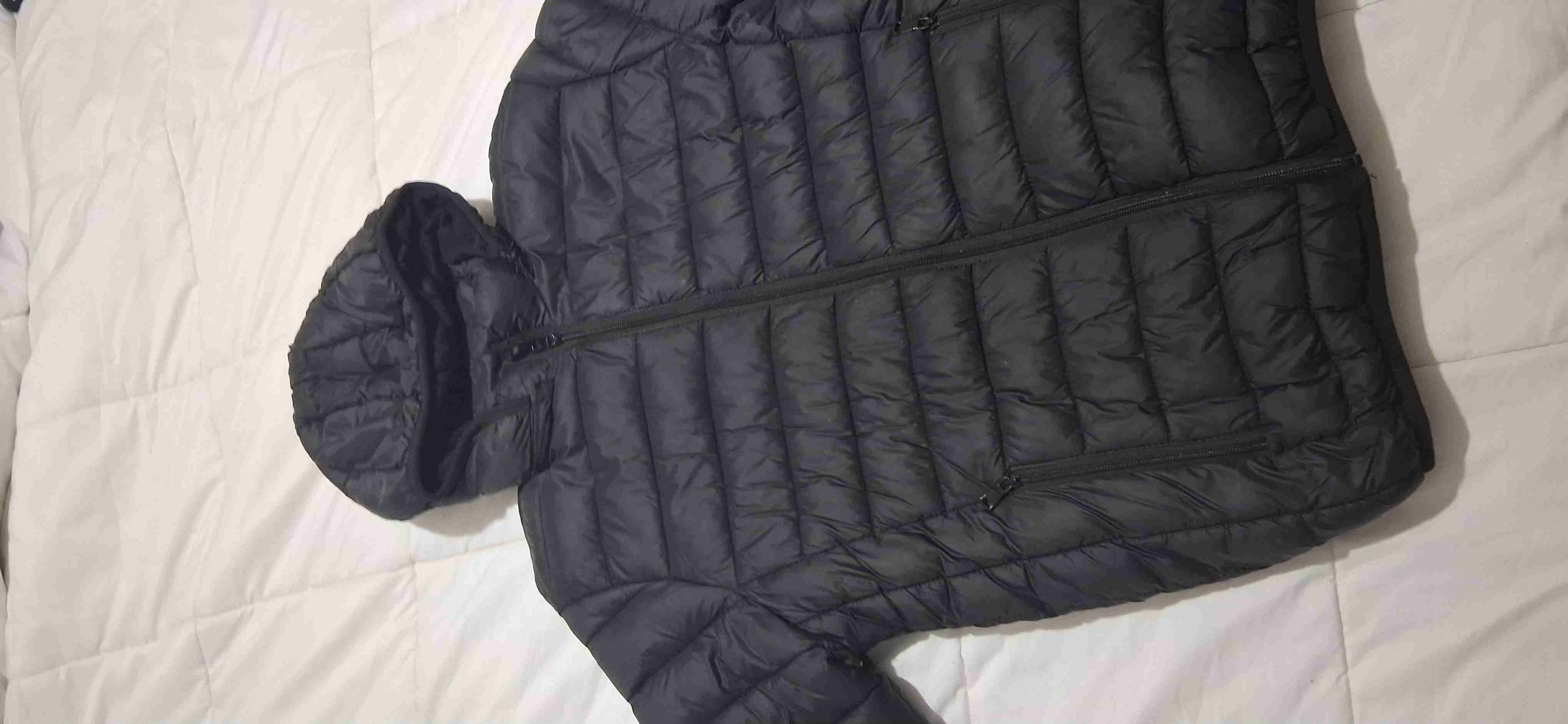 Chaqueta de pluma negra - miniatura 1