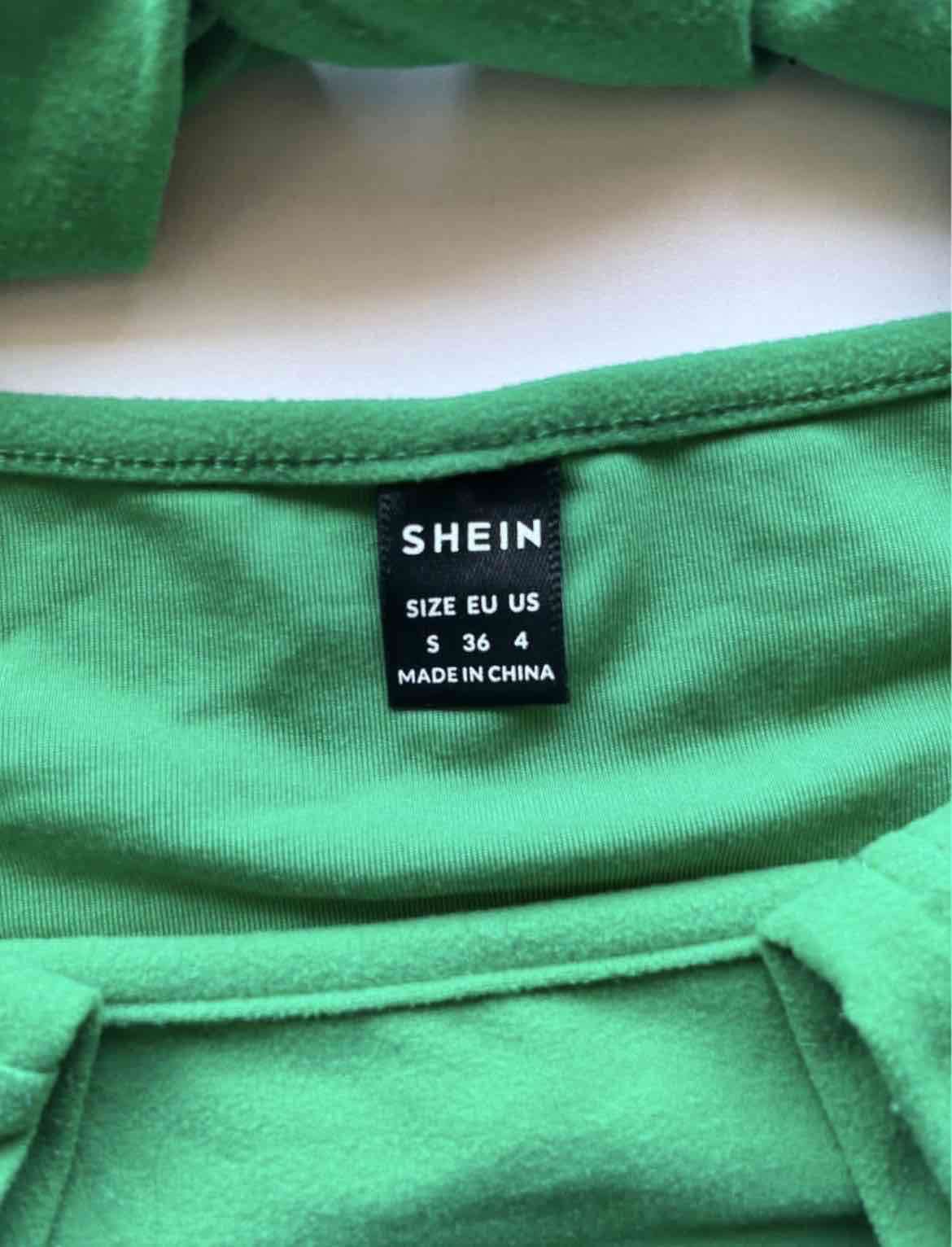 Top  verde de gamuza - miniatura 2