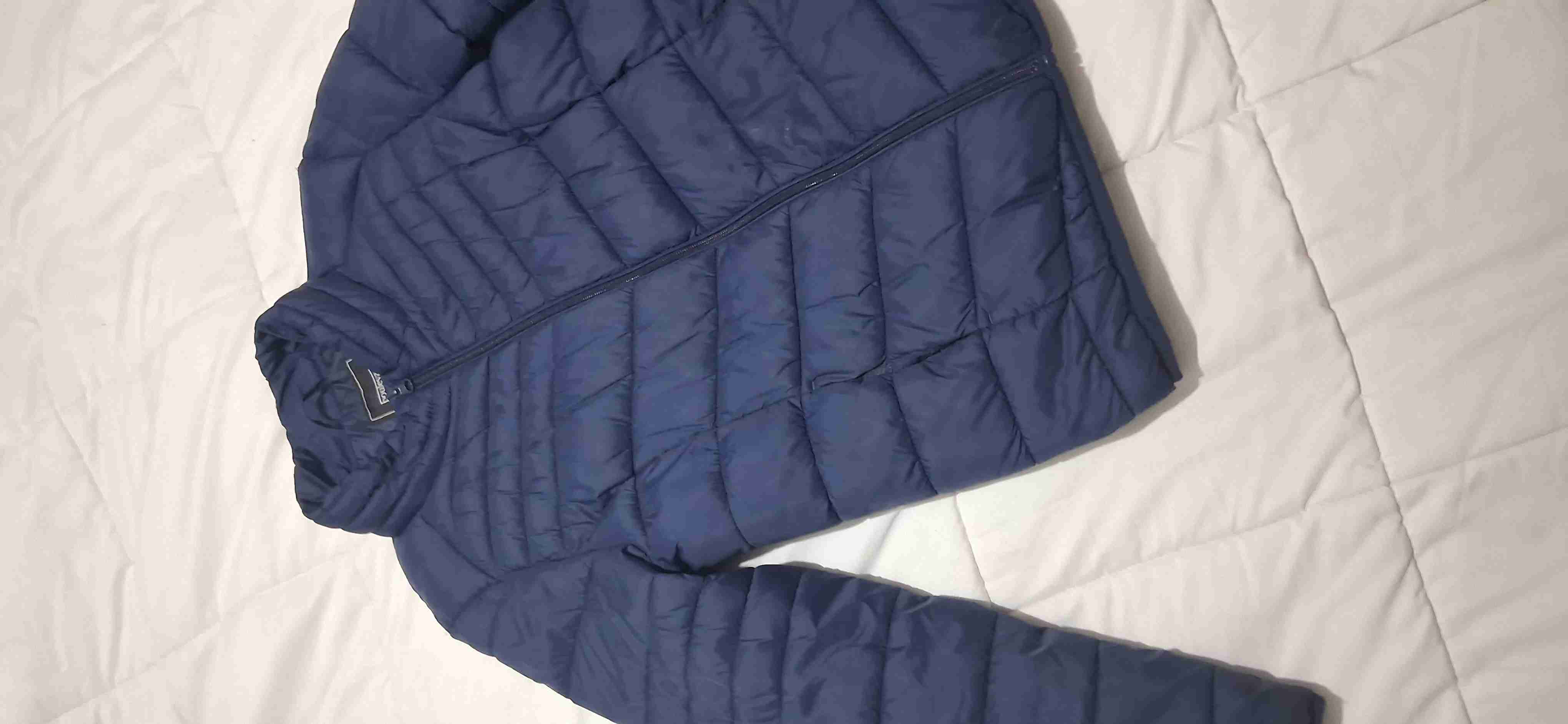 Chaqueta de pluma azul oscuro - miniatura 1