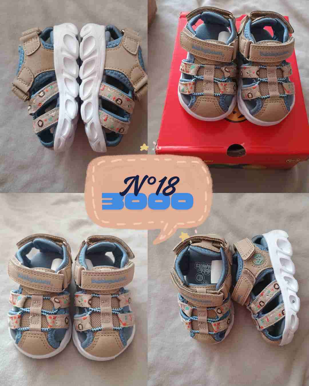 Sandalias infantiles talla 18 - miniatura 1