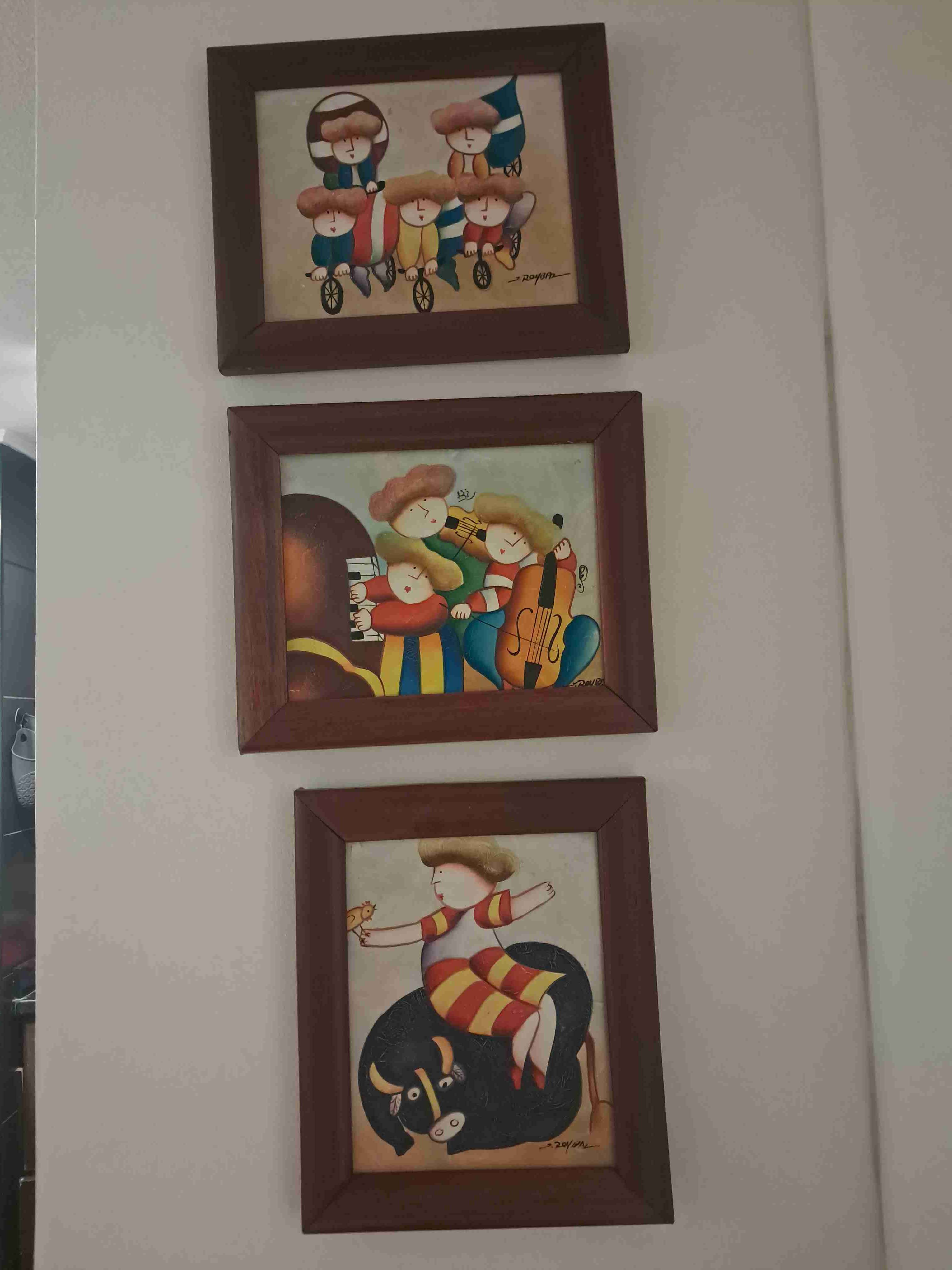 Conjunto de cuadros infantiles