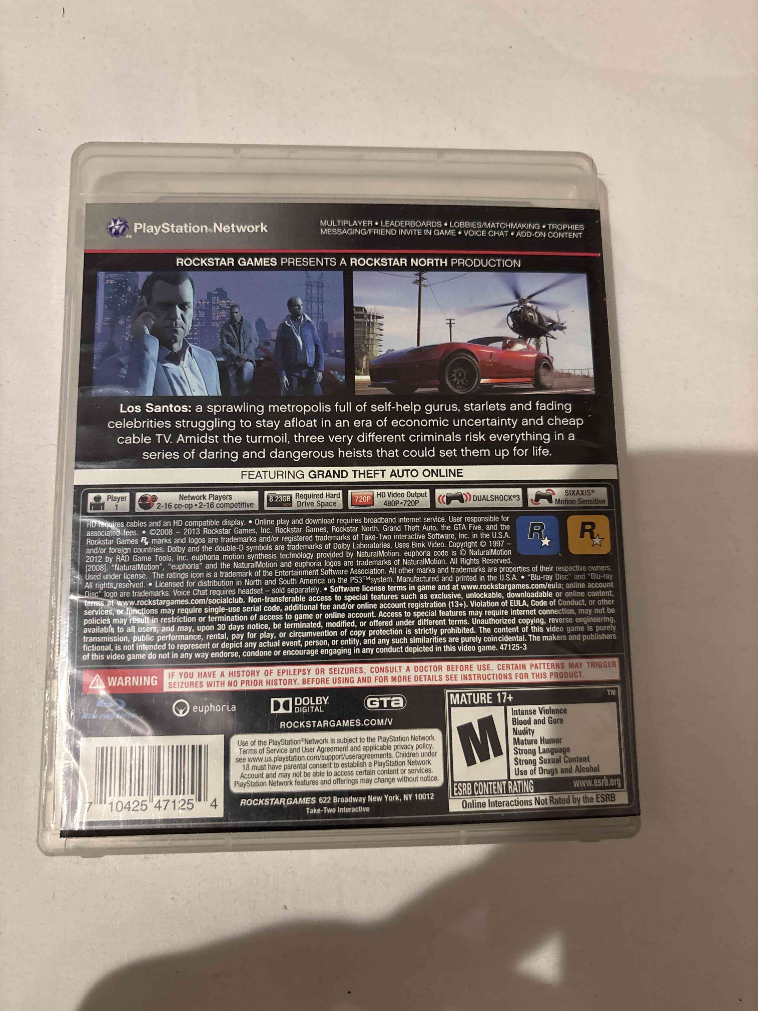 Juego PS3 Grand Theft Auto V - miniatura 2