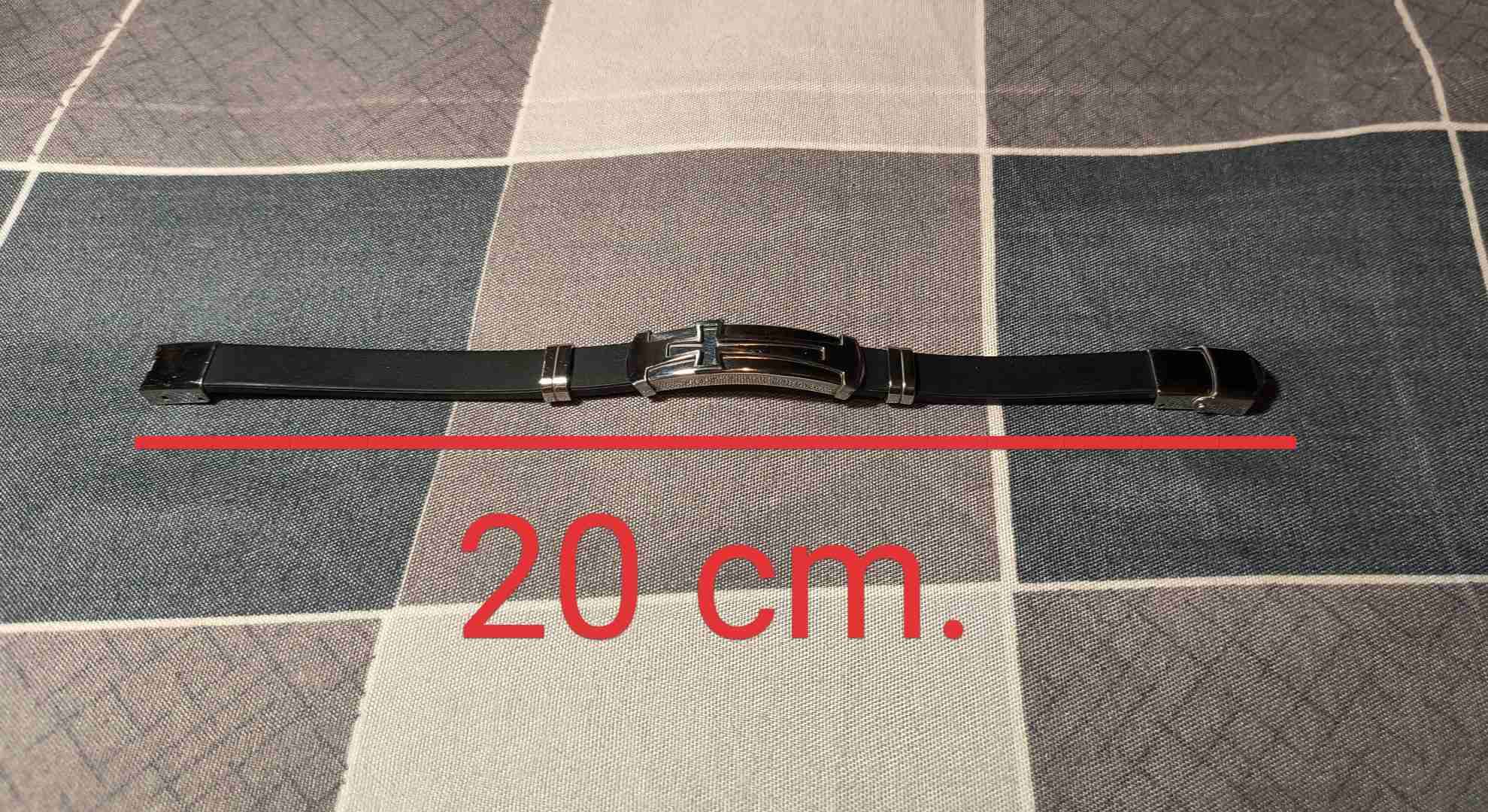 Pulsera diseño de cruz acero inoxidable. - miniatura 6