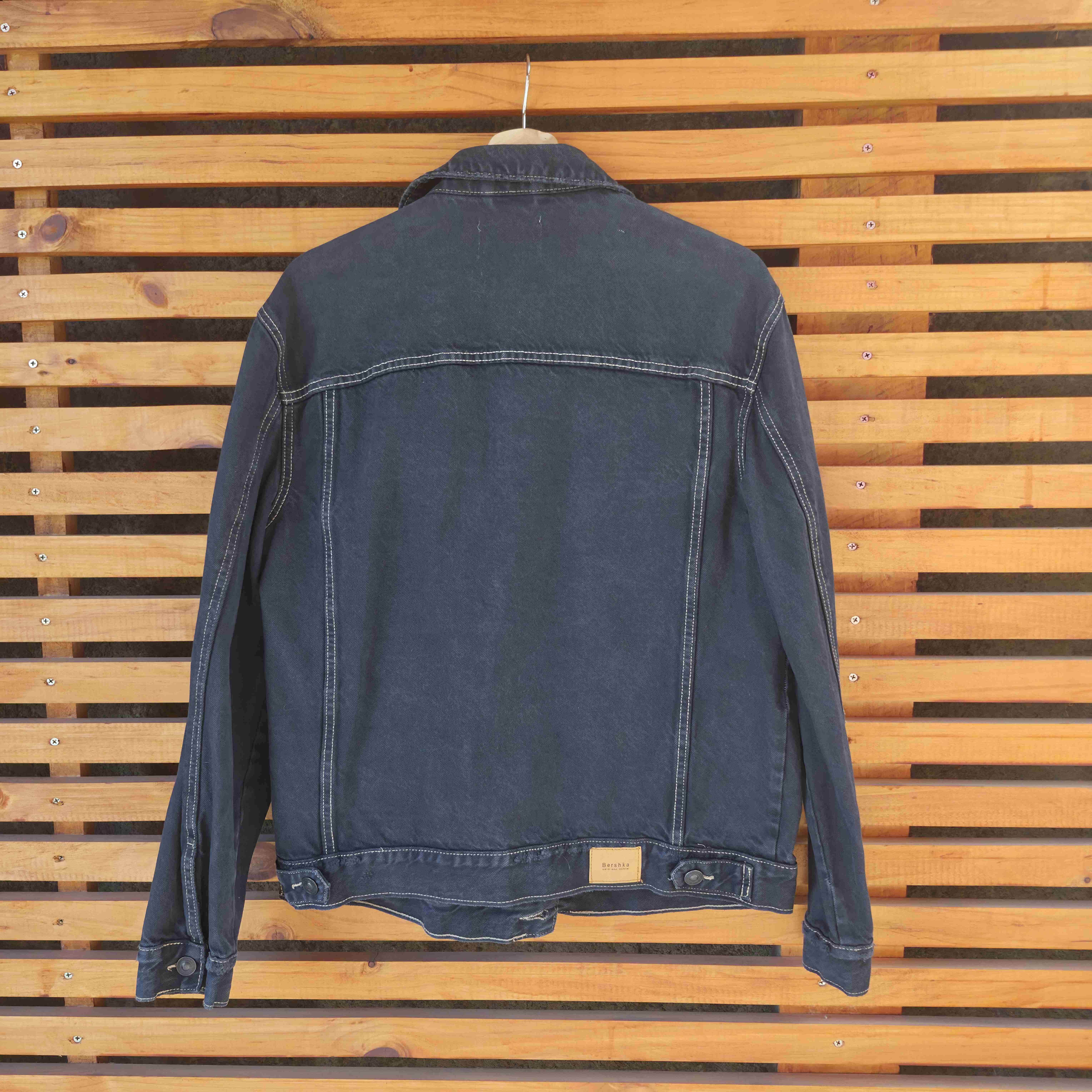 Chaqueta de mezclilla Bershka Unisex - miniatura 5