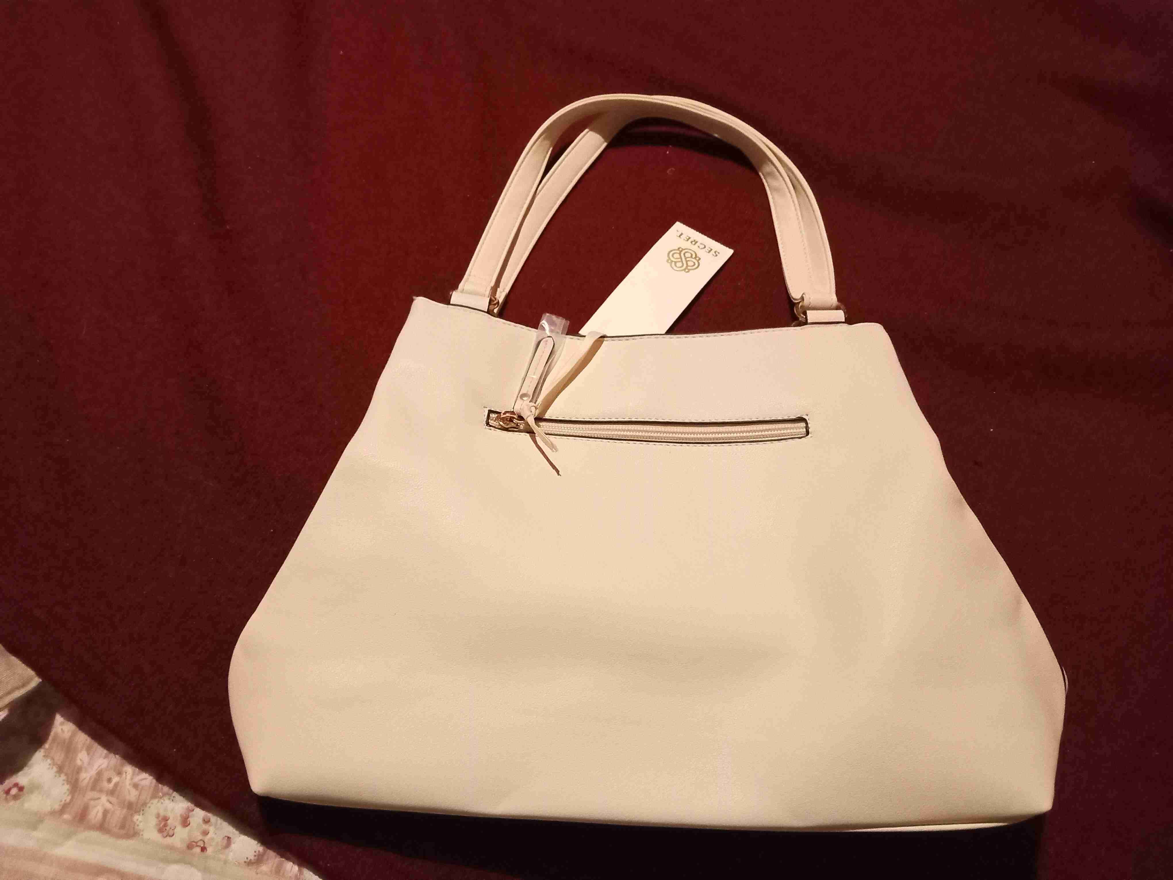 Cartera beige elegante - miniatura 4