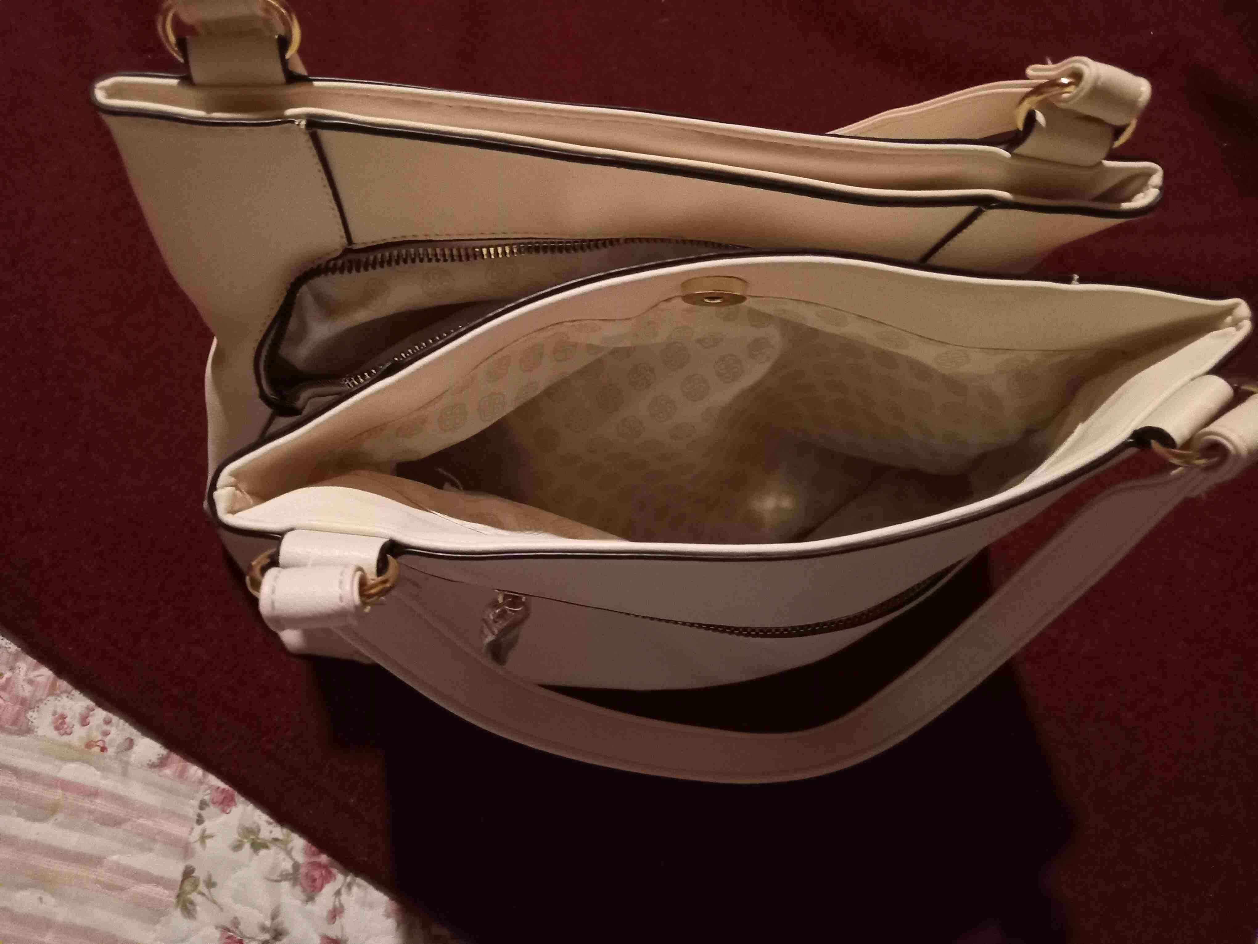 Cartera beige elegante - miniatura 5