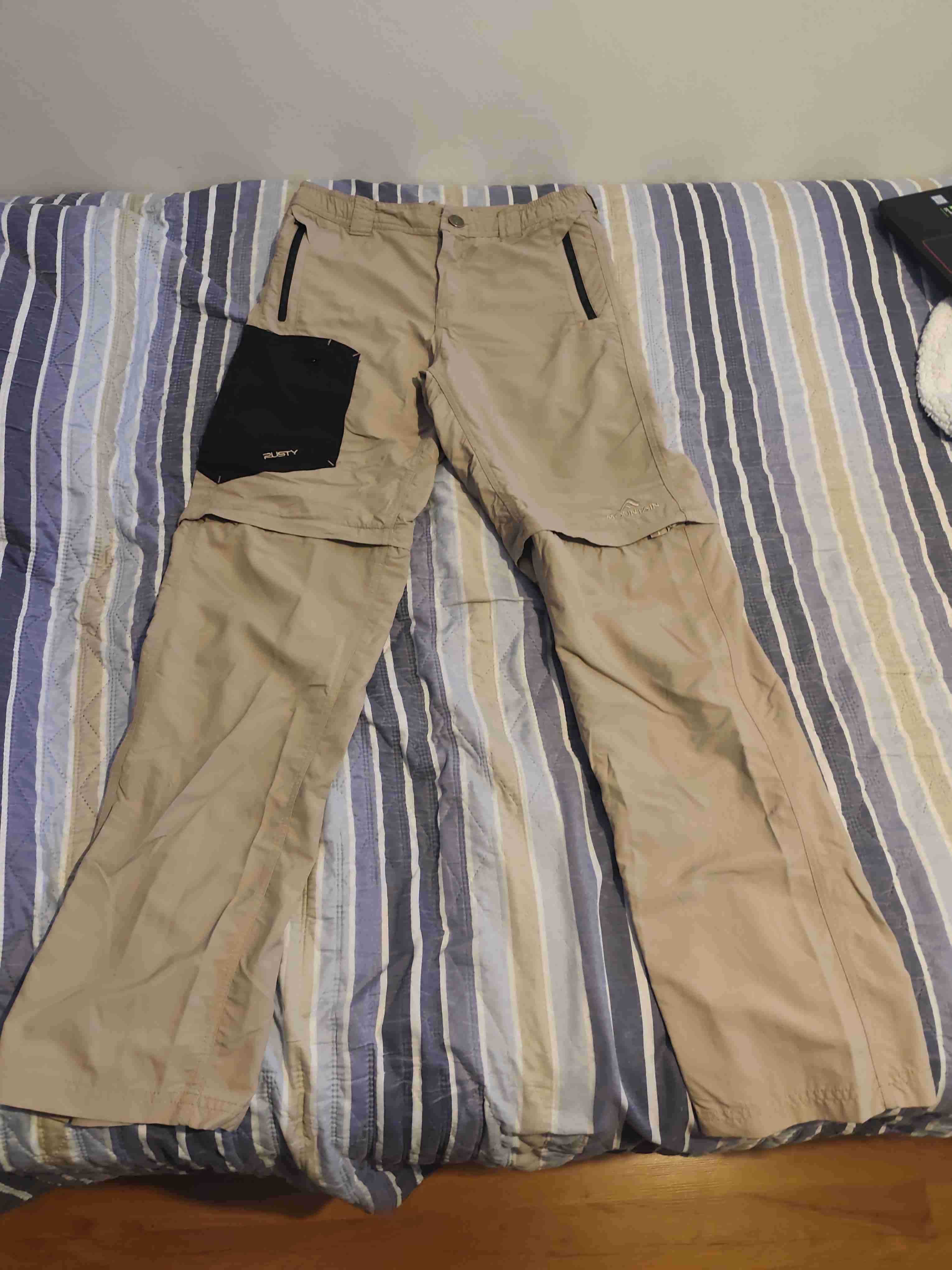 Pantalones desmontables color beige - miniatura 1