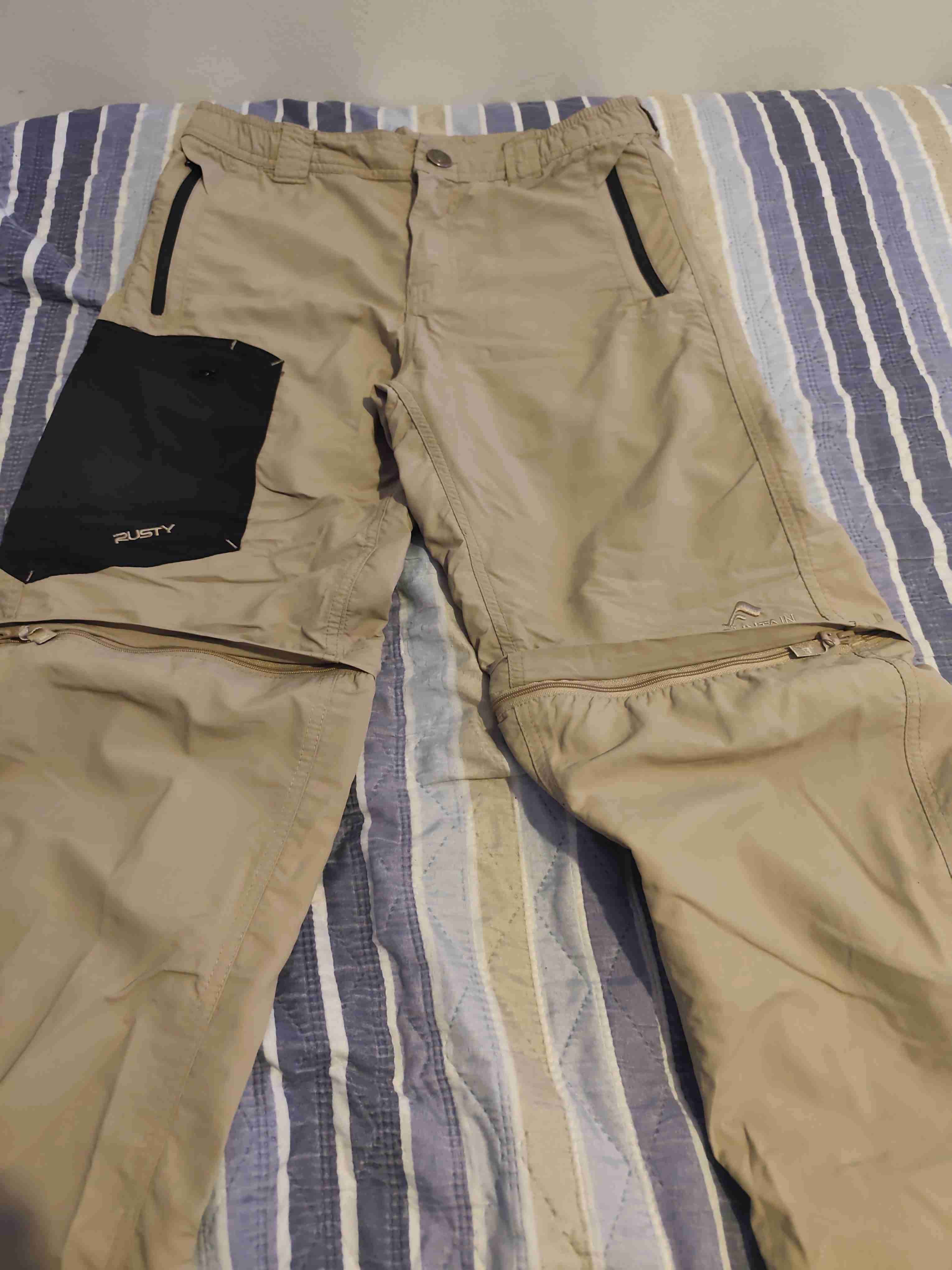 Pantalones desmontables color beige - miniatura 3