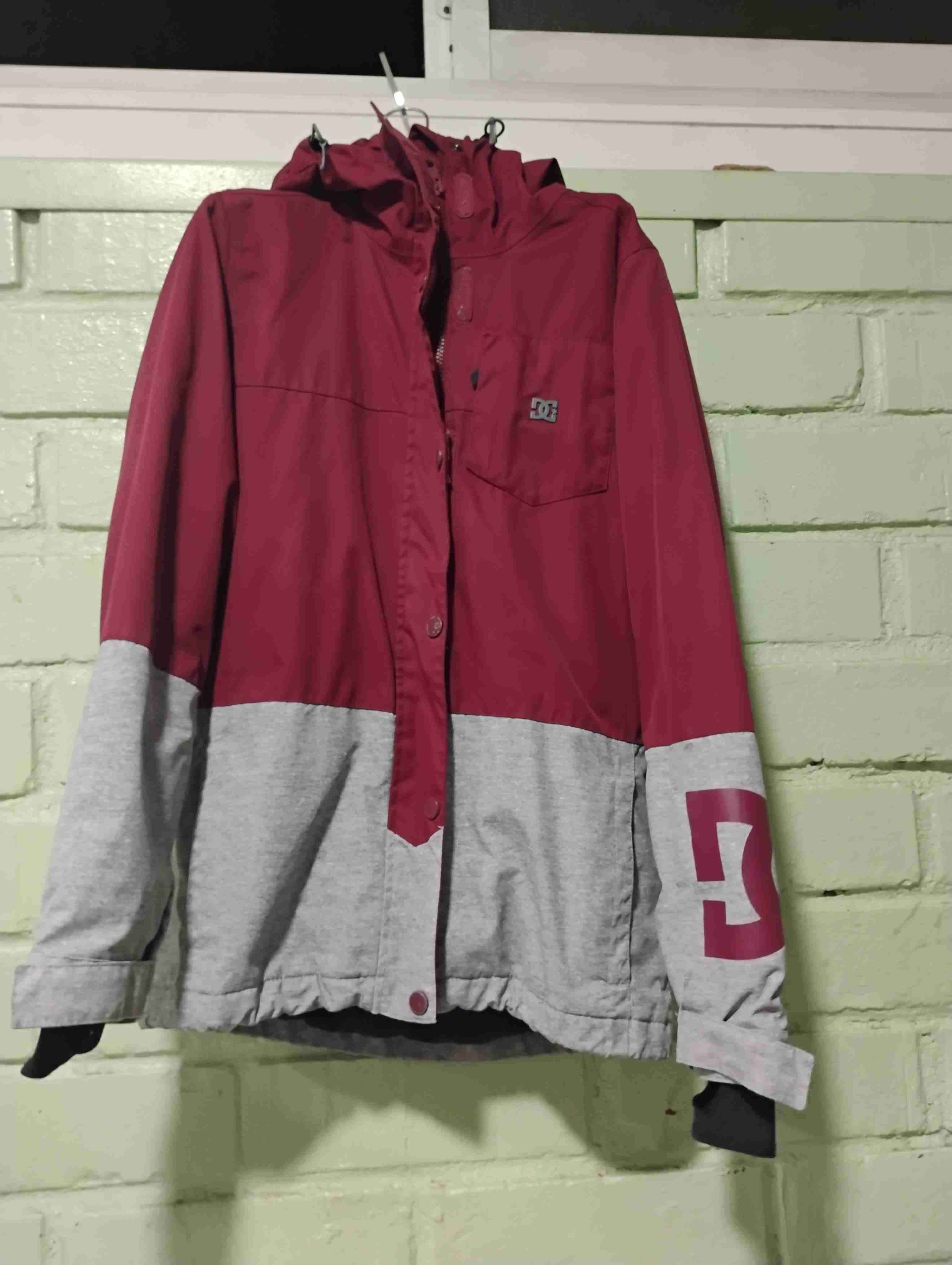 Chaqueta impermeable burdeos - miniatura 5