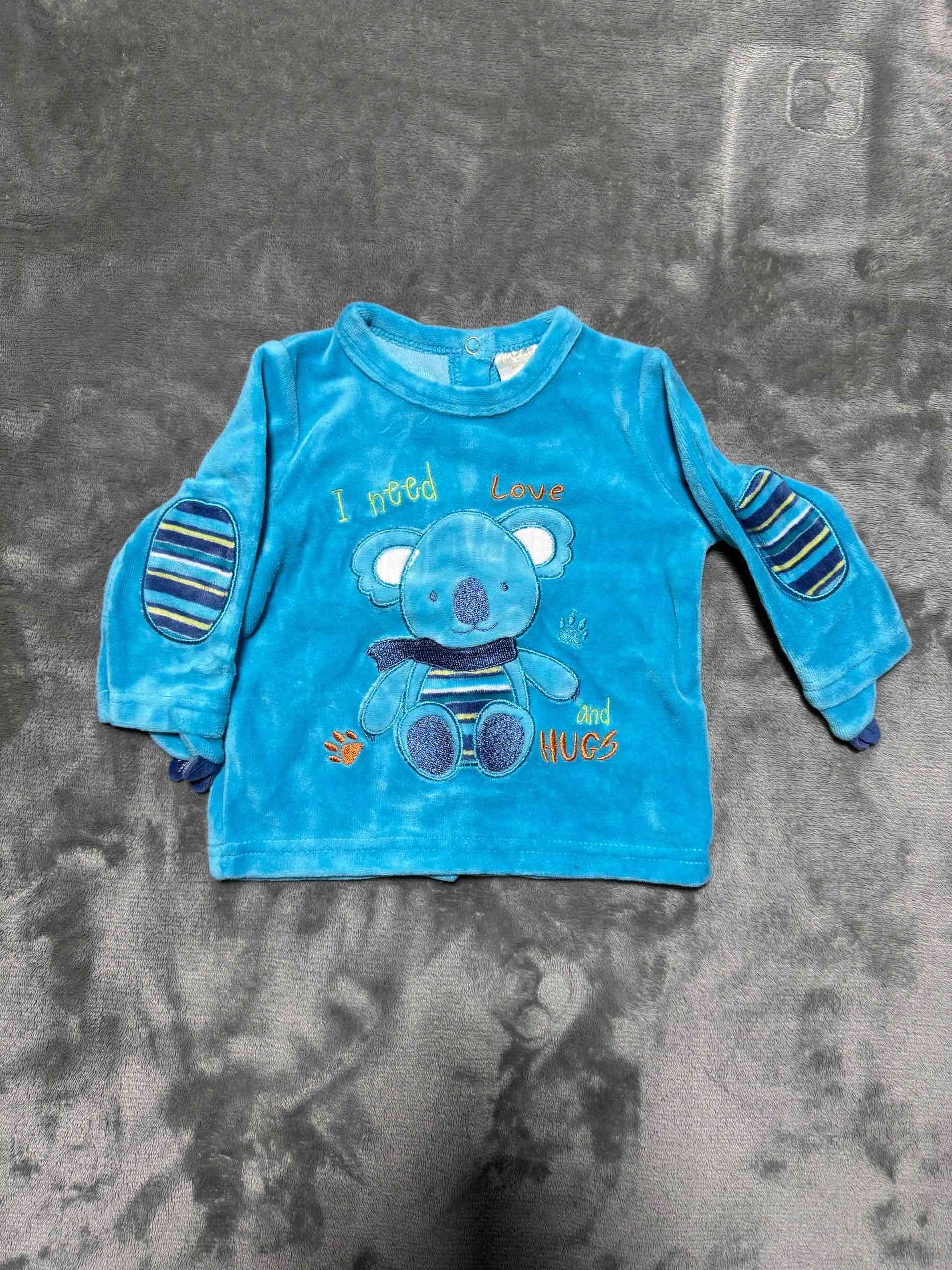Pijama bebé polar azul - miniatura 2